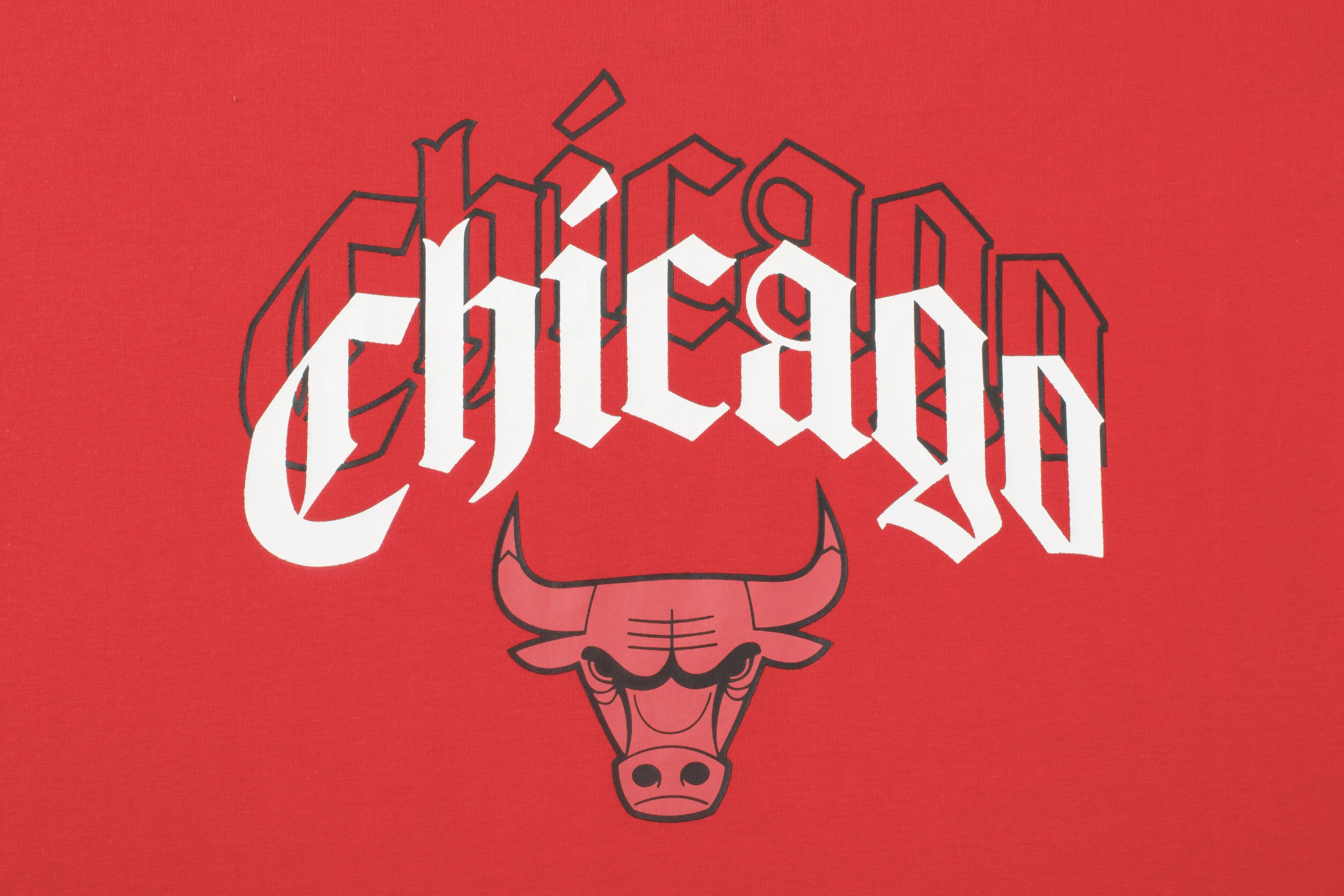 NBA Back Arch Print Long Fit T-Shirt - Chicago Bulls