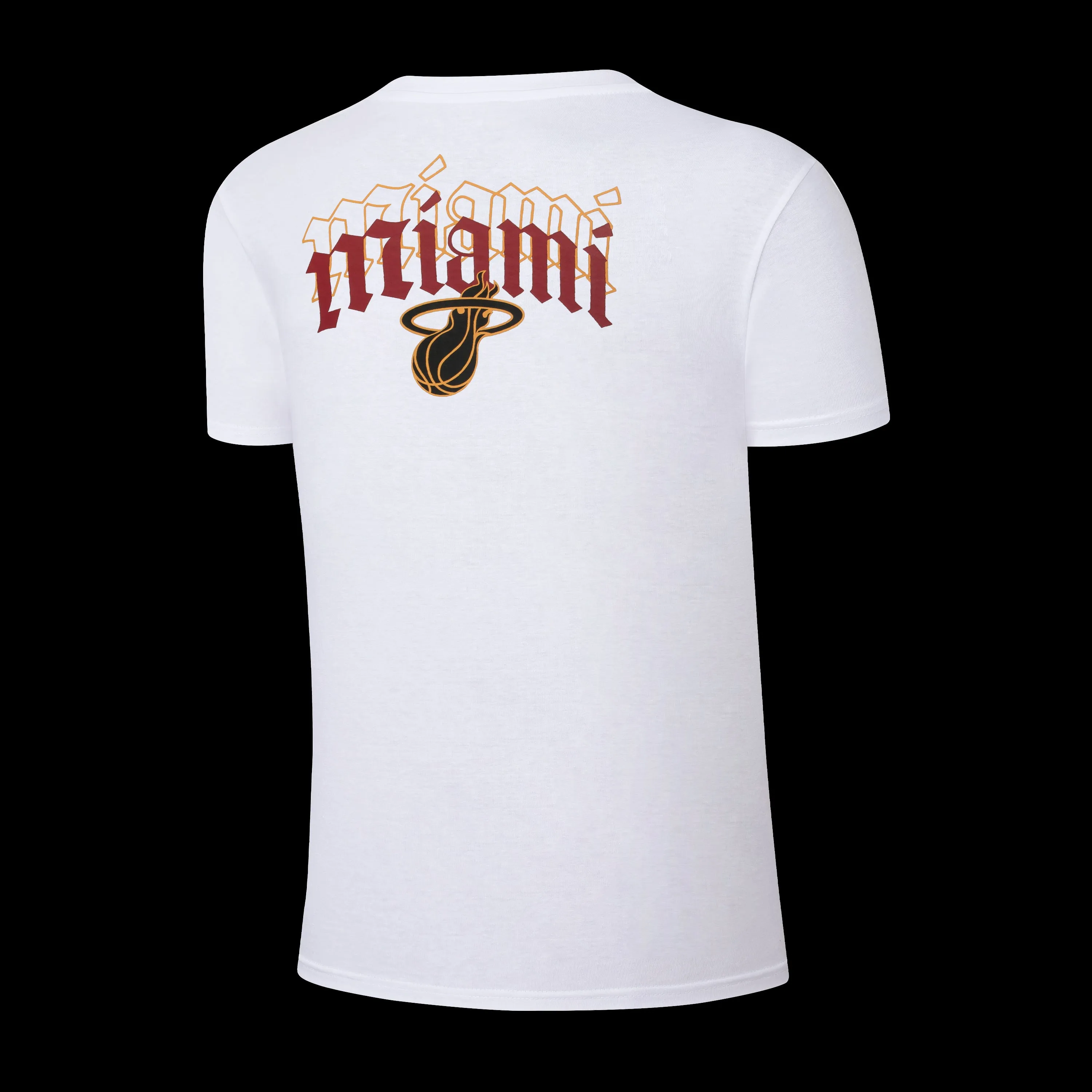 NBA Back Arch Print Long Fit T-Shirt - Miami Heat