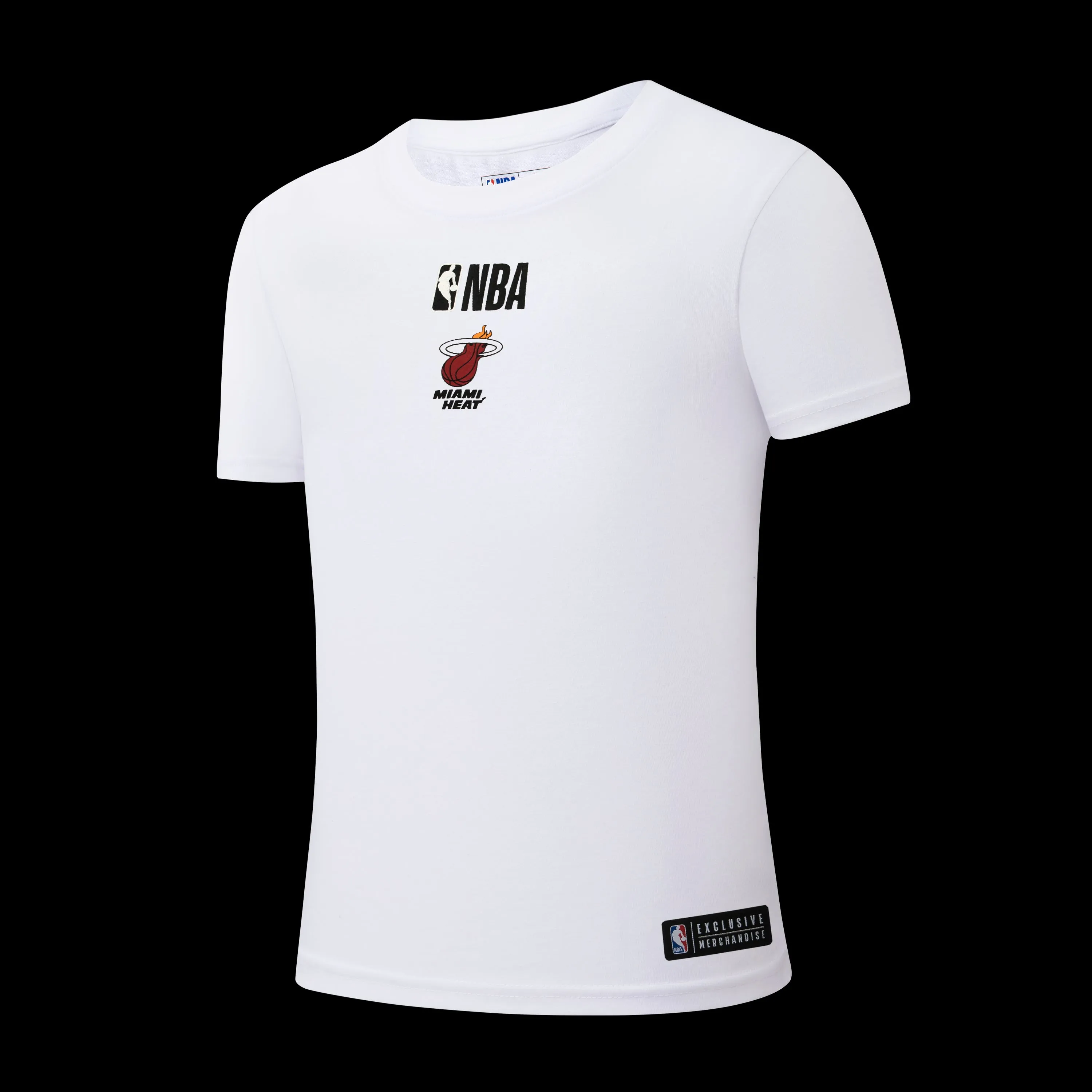 NBA Back Arch Print Long Fit T-Shirt - Miami Heat