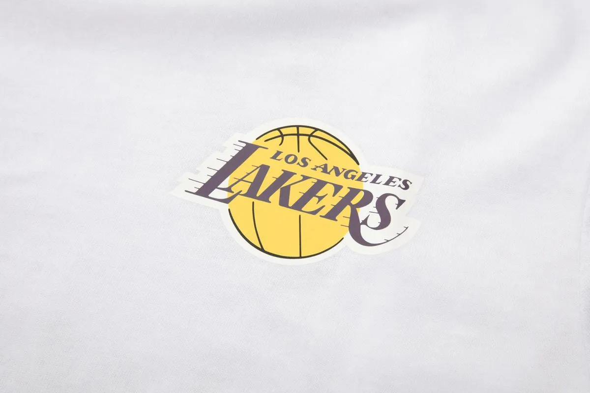 NBA Back Big Print Regular Fit T-Shirt - WHITE LAKERS