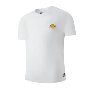 NBA Back Big Print Regular Fit T-Shirt - WHITE LAKERS