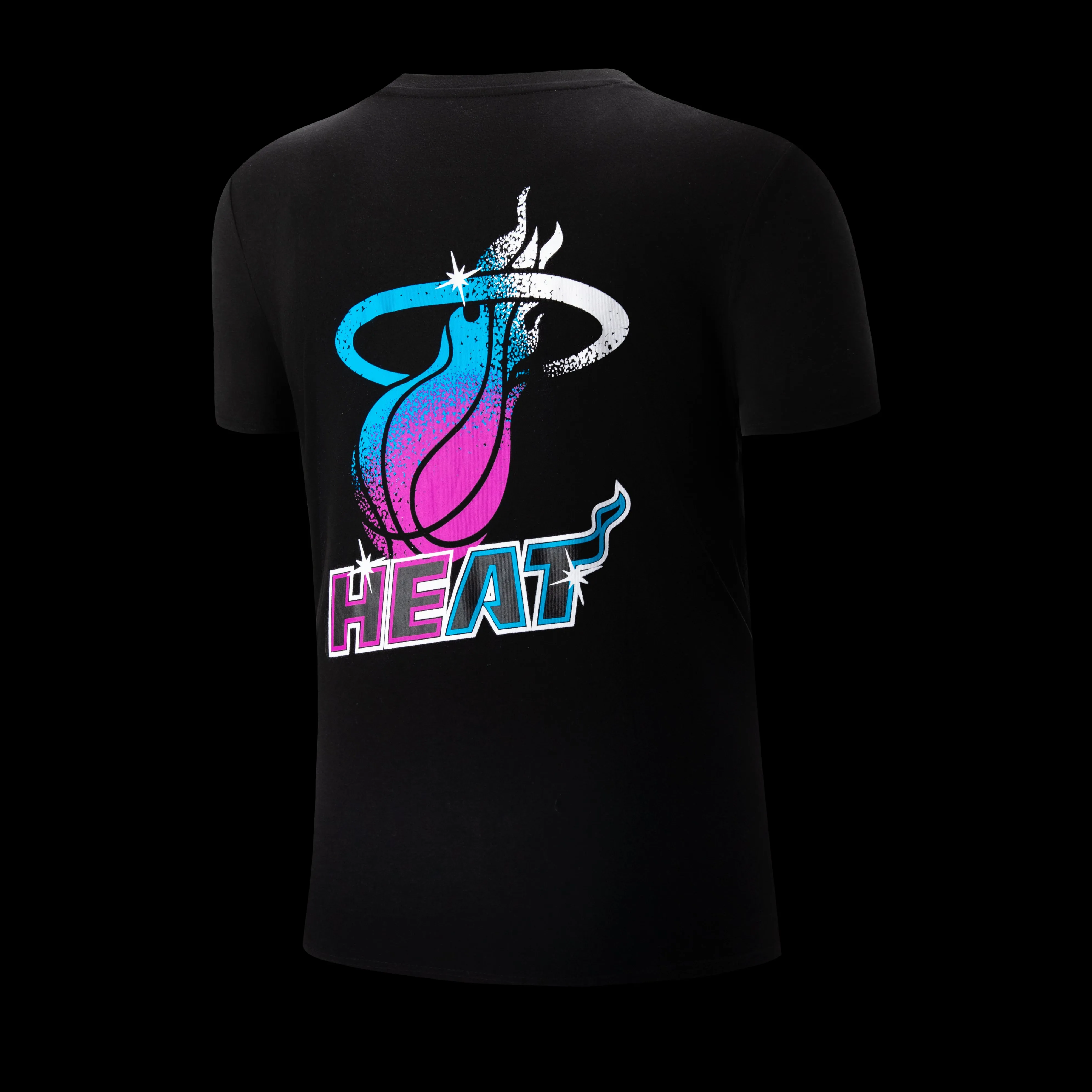 NBA Back Gradient Print Regular Fit T-Shirt - Miami Heat