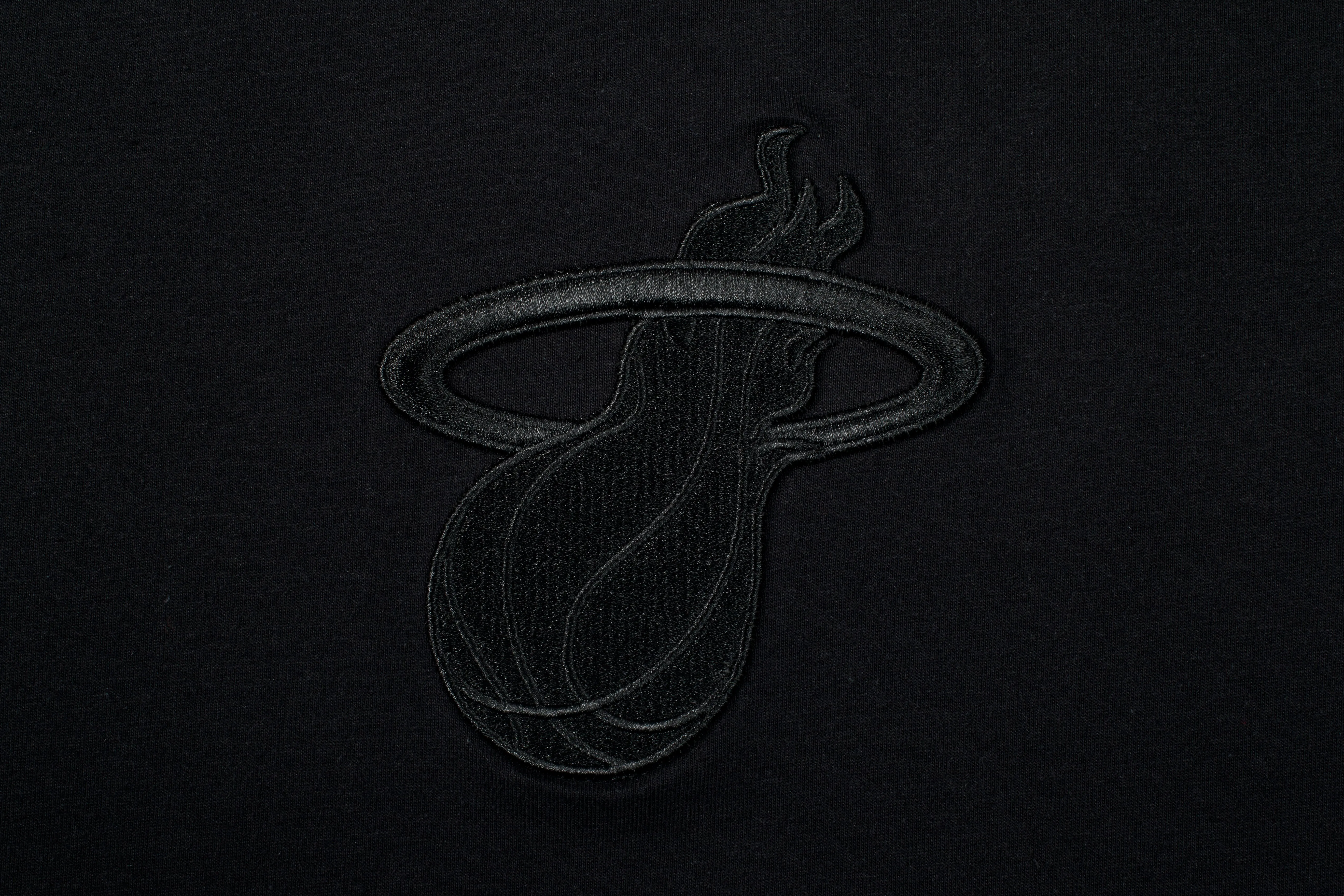 NBA Front 3D Embroidery And Back HD Print Regular Fit T-Shirt - HEAT