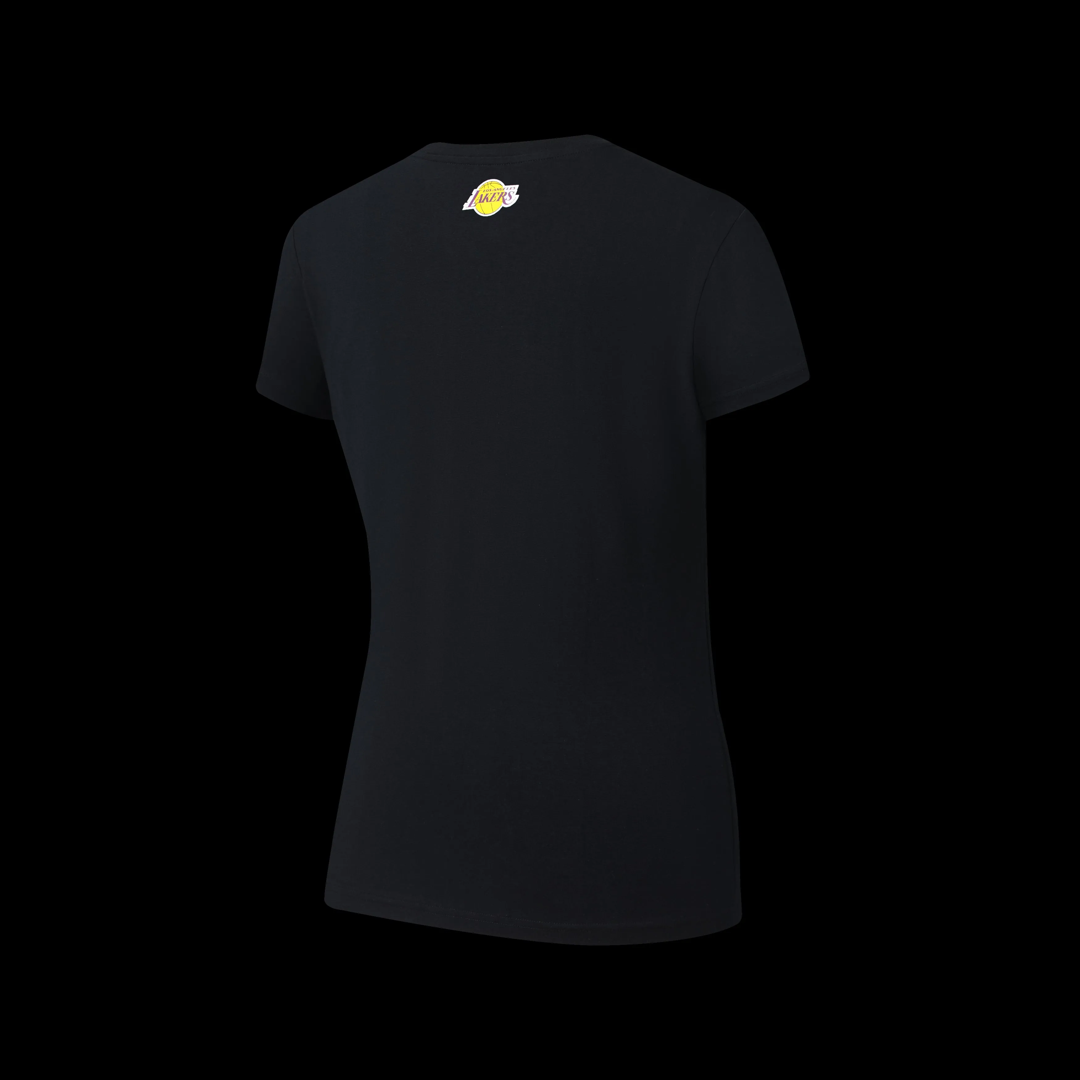 NBA Team Logo Print Regular Fit T-shirt - BLACK1. LAKERS