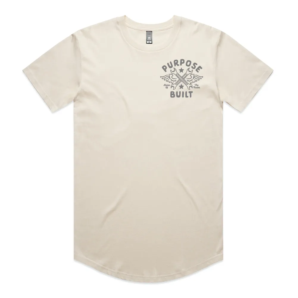 Nothing Prospers, Drop Short Sleeve Tee, Ecru