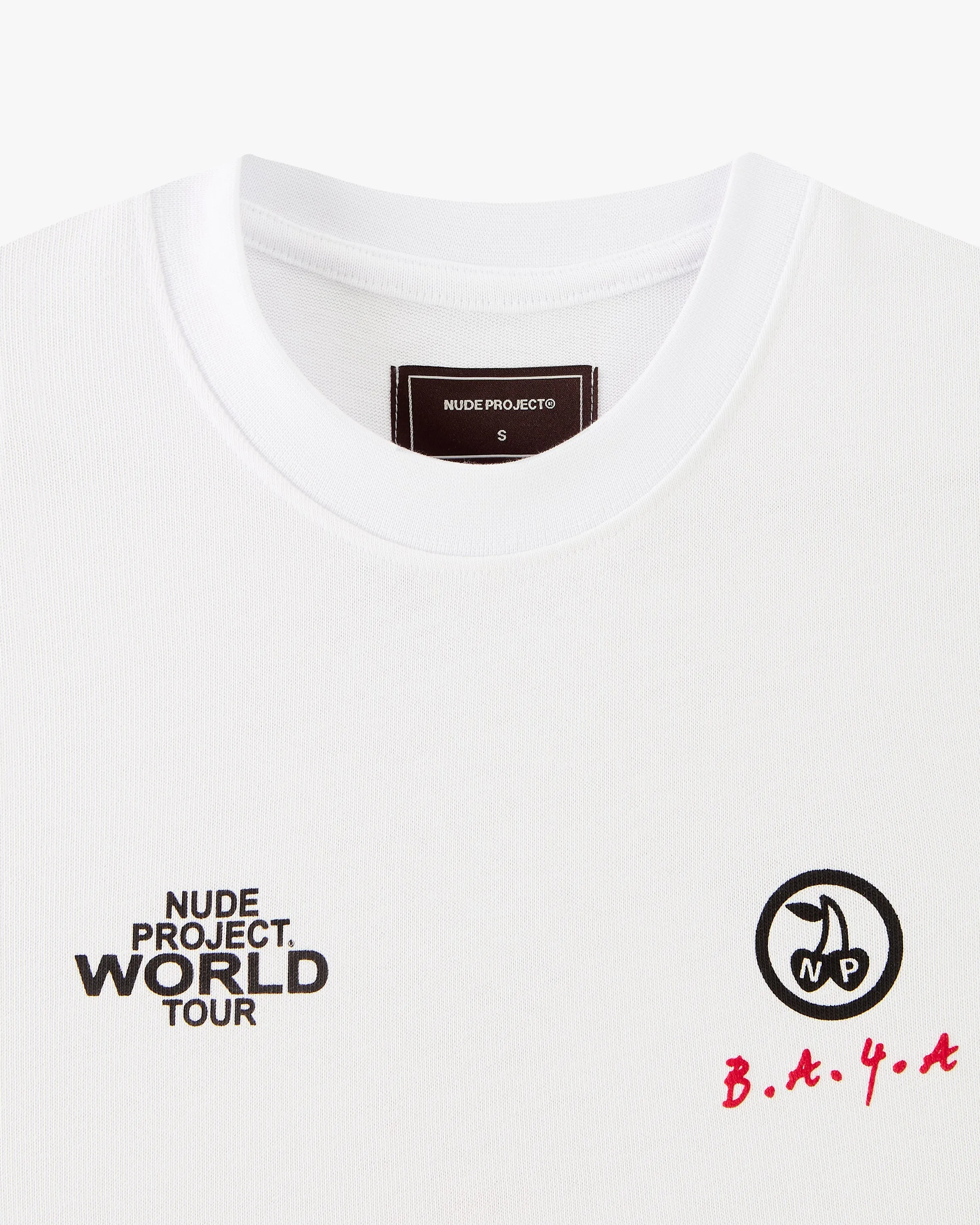 Nude Tour Tee White