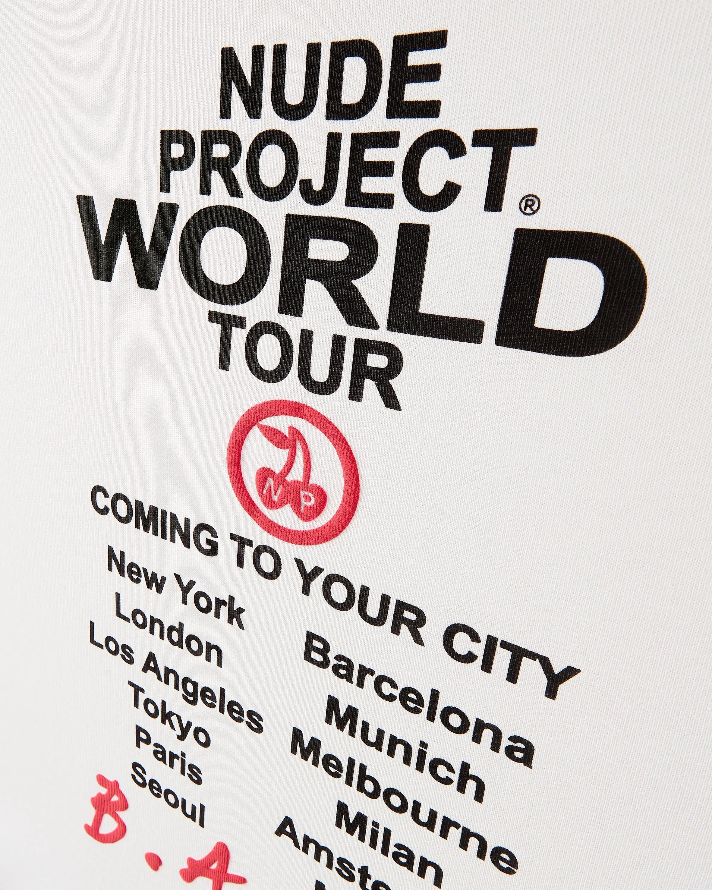 Nude Tour Tee White