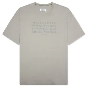 Numeric Logo T-Shirt - Grey