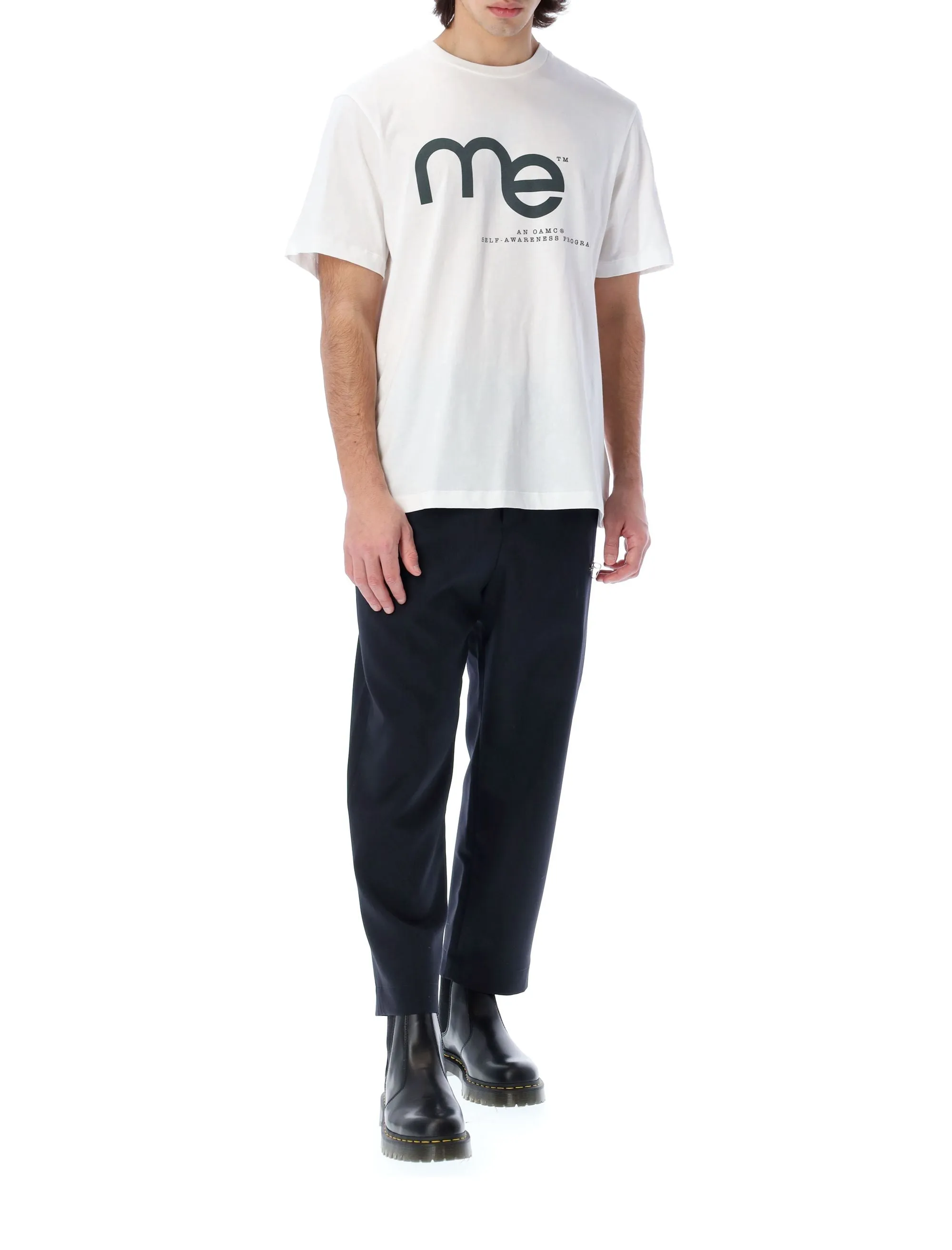 OAMC Slogan Printed Crewneck T-Shirt