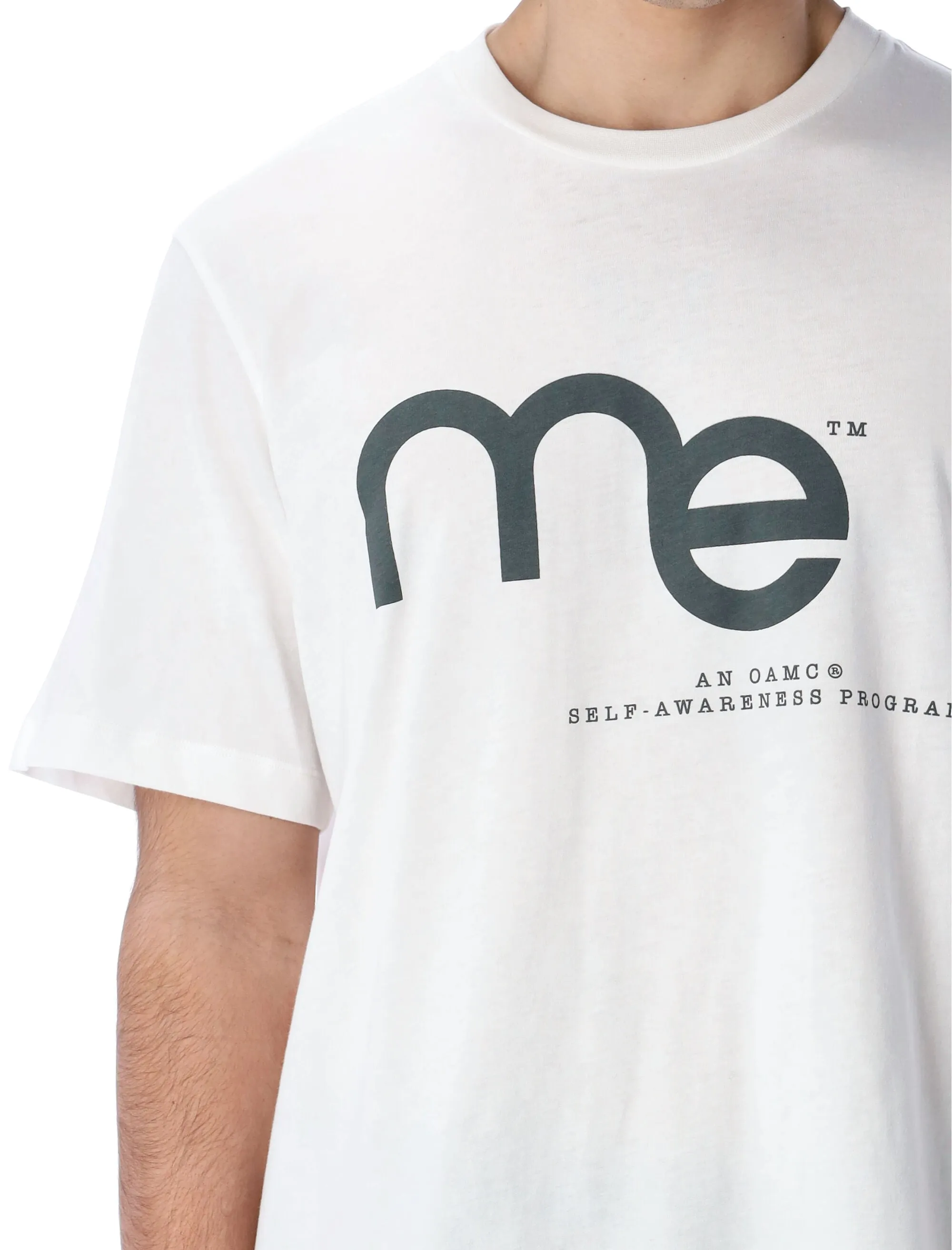 OAMC Slogan Printed Crewneck T-Shirt