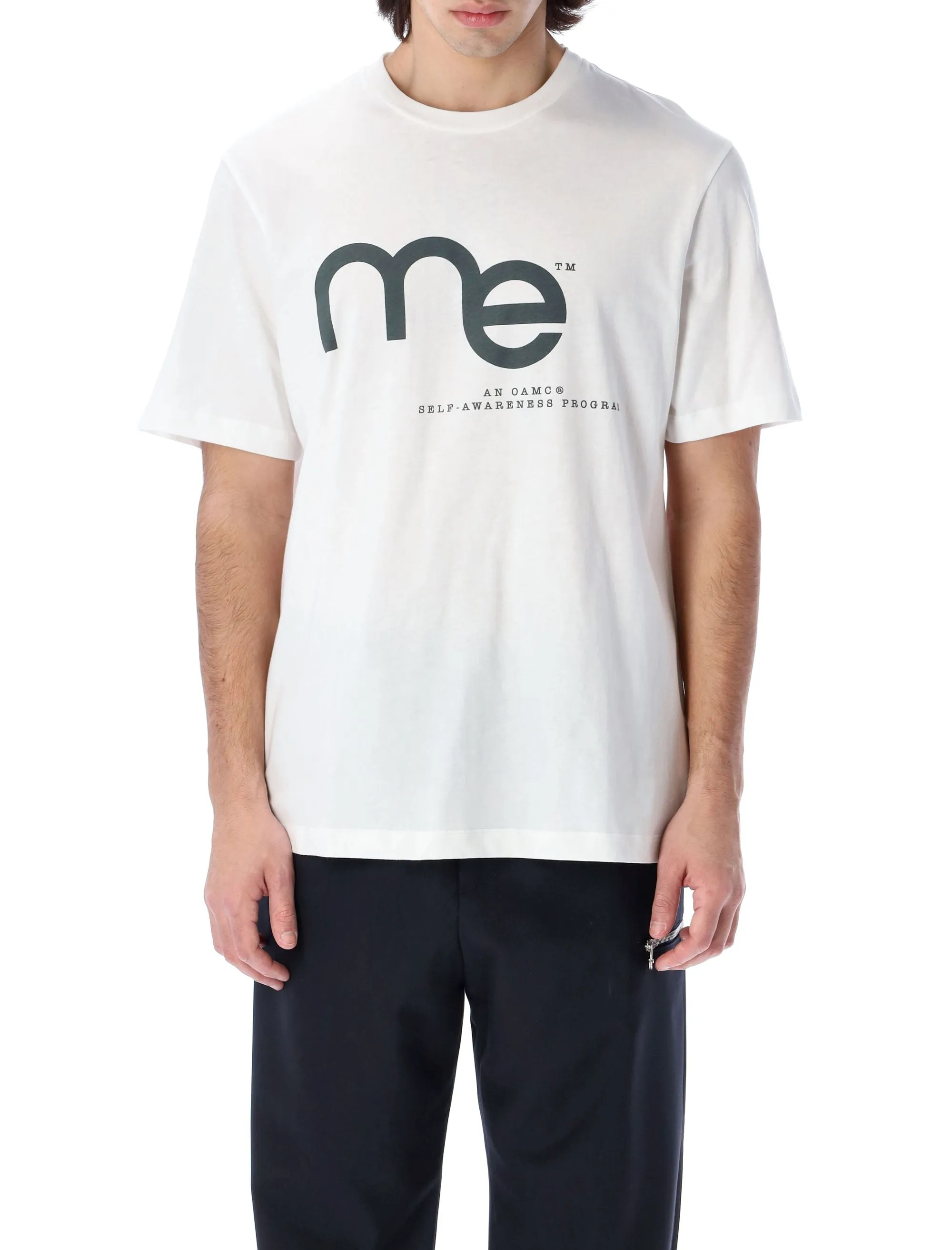 OAMC Slogan Printed Crewneck T-Shirt