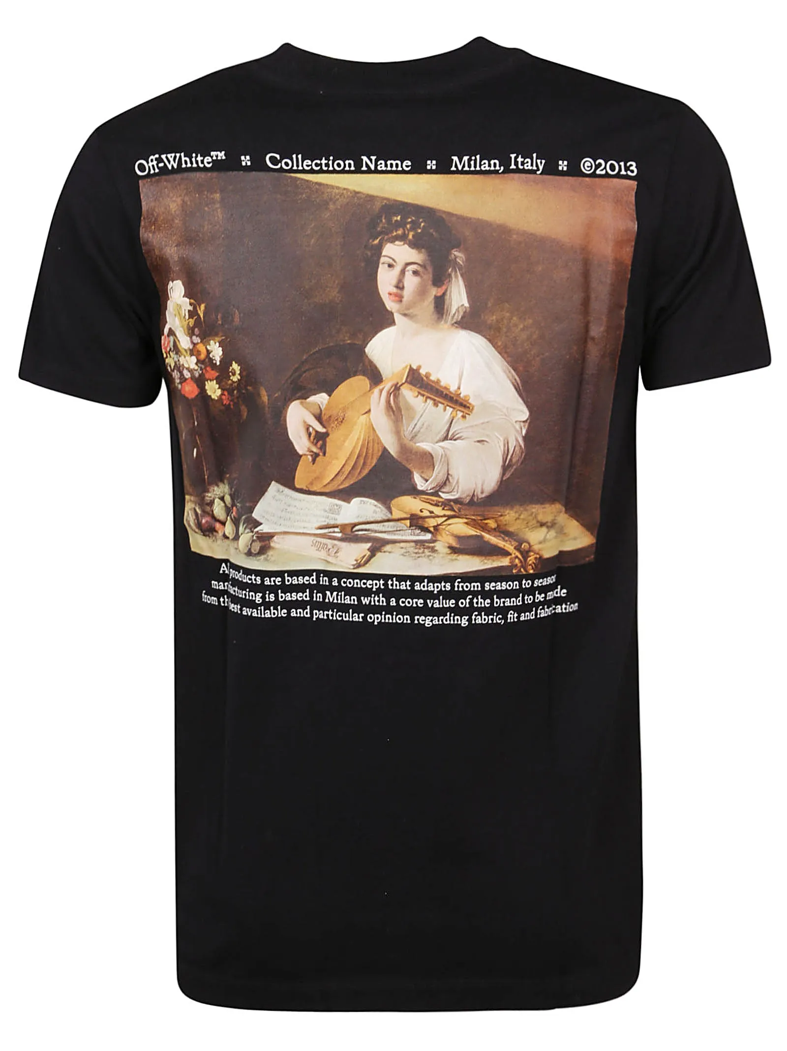 Off-White Caravaggio Printed Crewneck T-Shirt