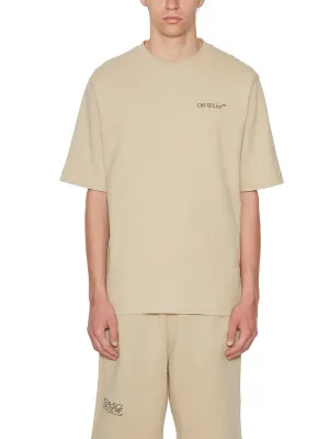 Off-White Logo Printed Crewneck T-Shirt