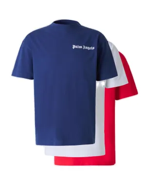 Palm Angels 3 Pack Logo Printed Crewneck T-Shirt