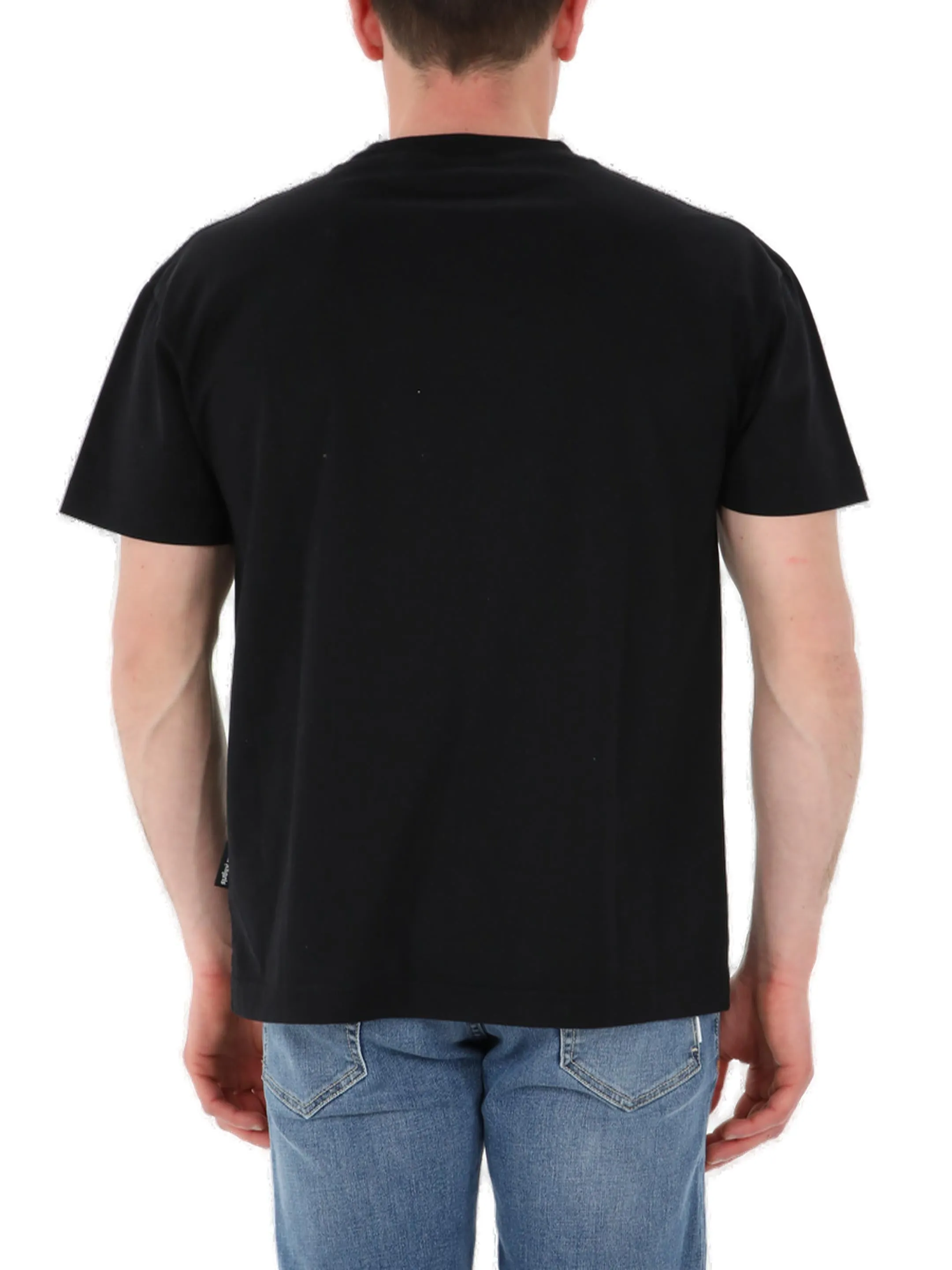 Palm Angels Logo Printed Crewneck T-Shirt