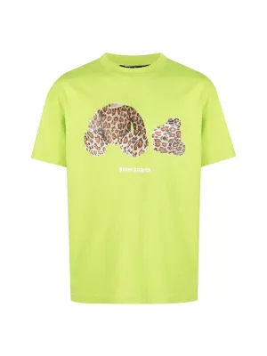 Palm Angels Teddy Bear Printed Crewneck T-Shirt