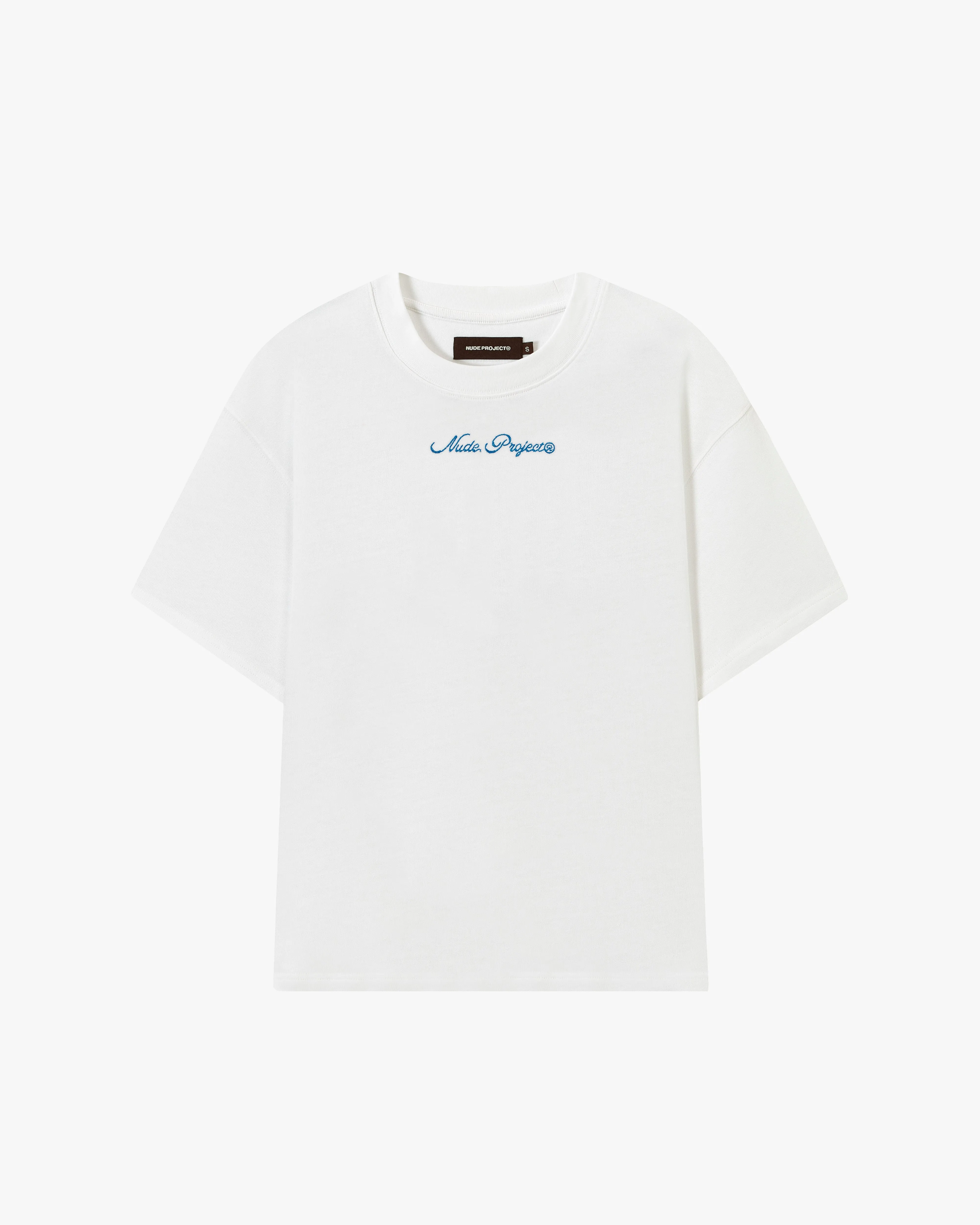 Peach Tee White
