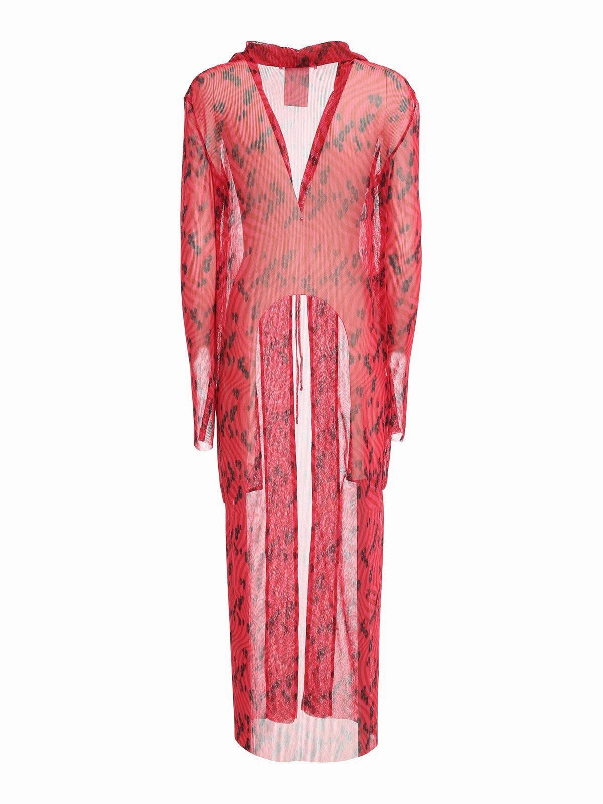 Philosophy Di Lorenzo Serafini All-Over Floral Printed Sheer Coat
