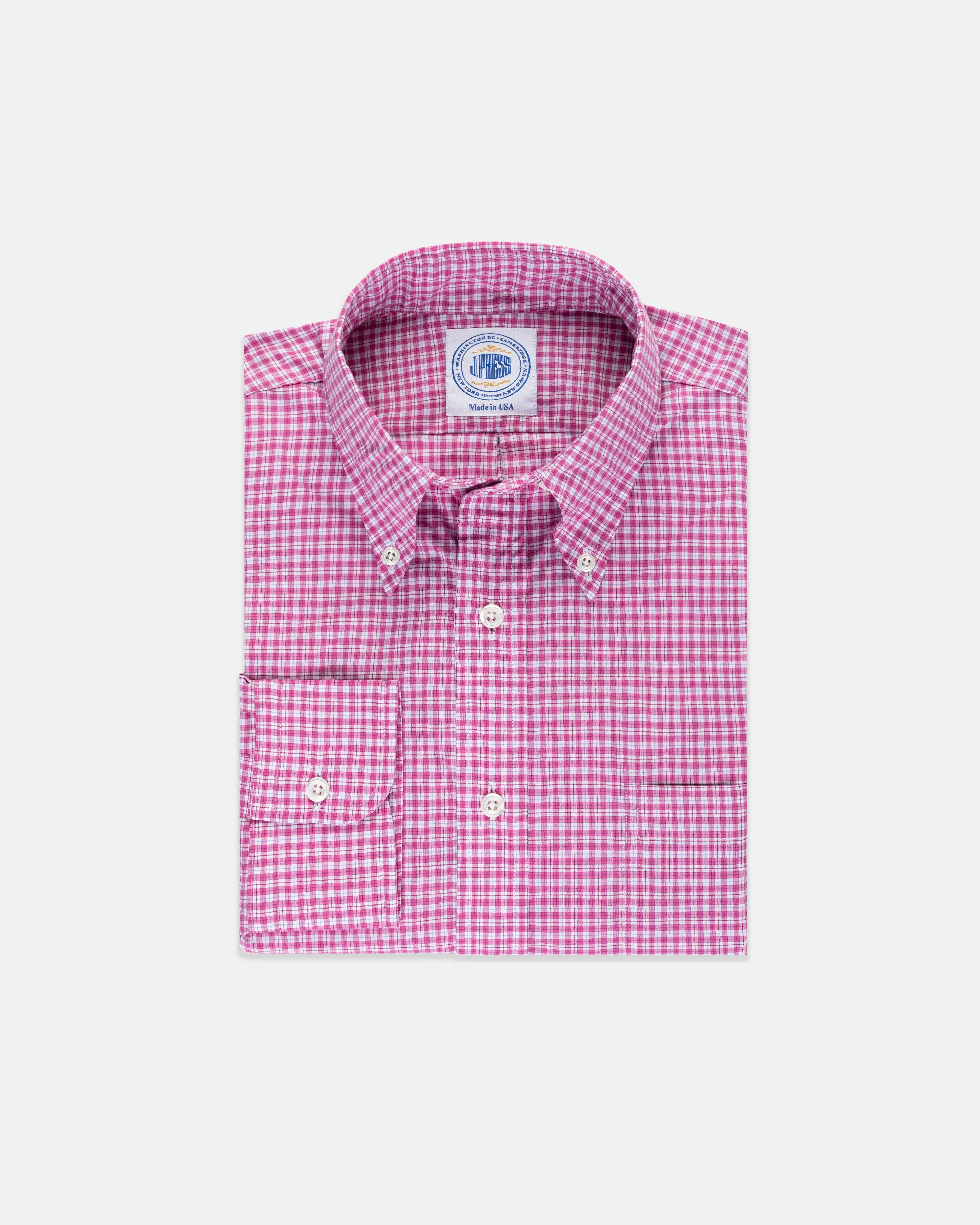 PINK/BLUE CHECK SHIRT