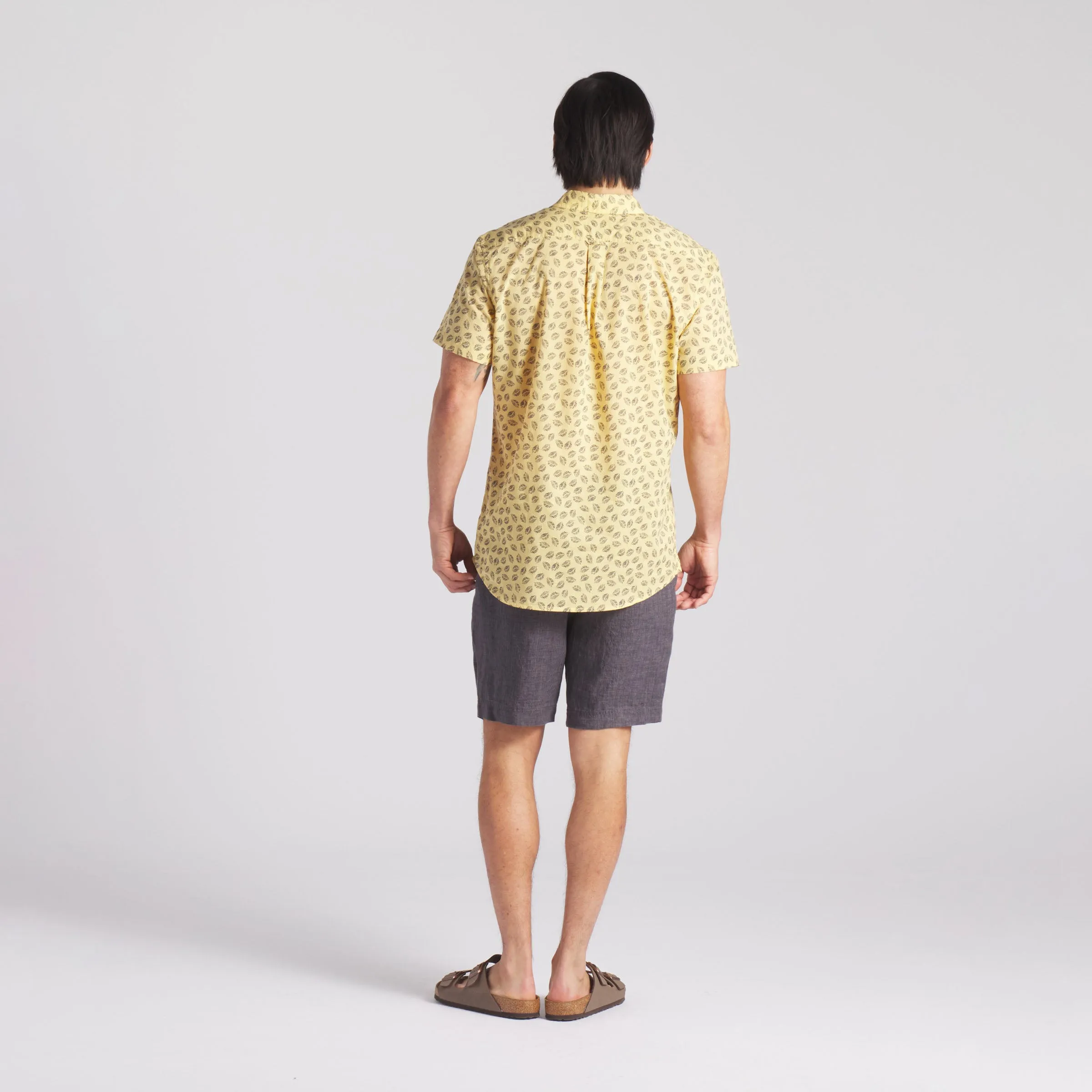 Portofino Featherweight Printed Short Sleeve - Sahara Sun