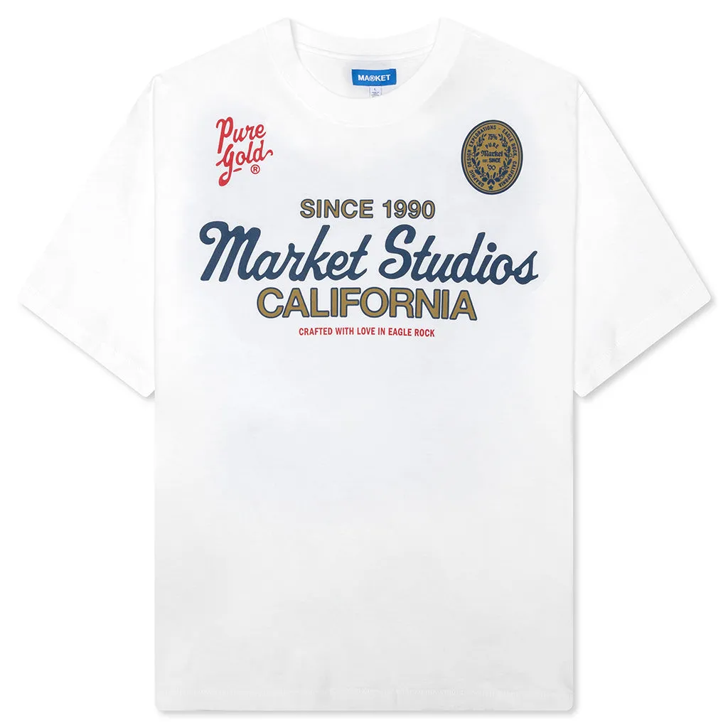 Pure Gold T-Shirt - White