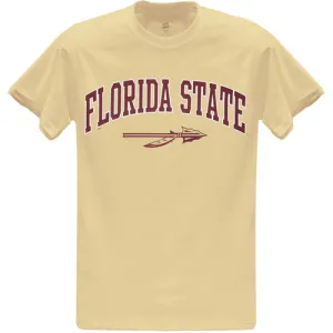 Ragz Adult/Unisex Florida State Spear Value Priced Short Sleeve T-shirt - Vegas Gold