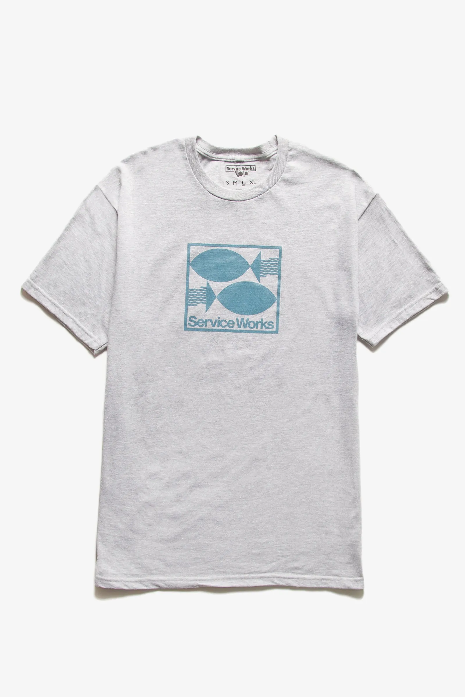 Service Works - Turbot Tee - Heather Grey