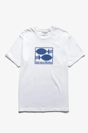 Service Works - Turbot Tee - White