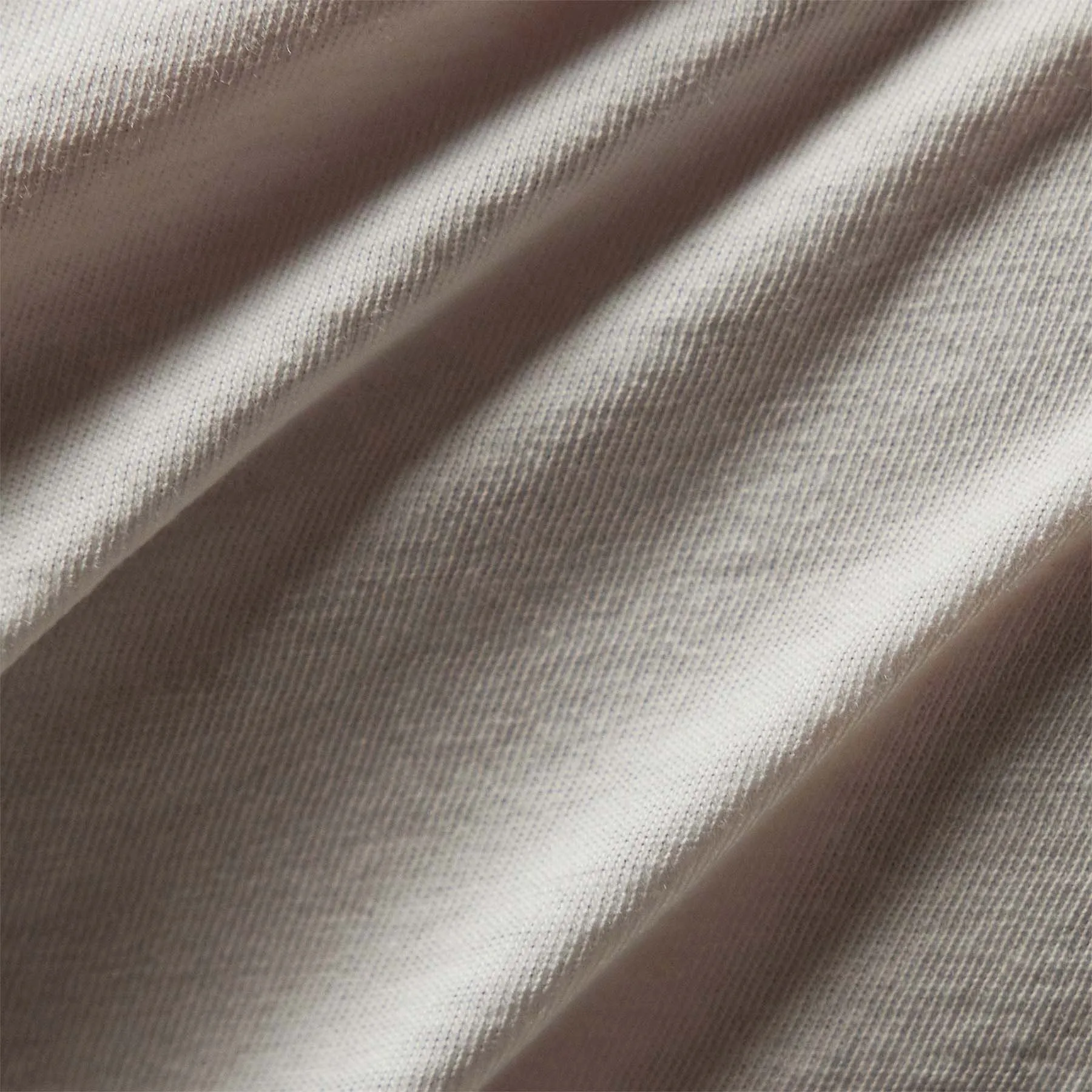 Short Sleeve V Neck - White