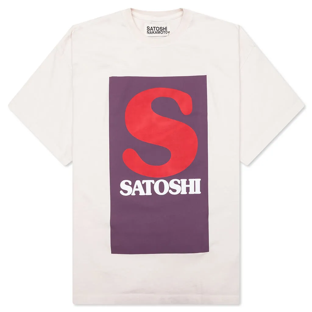 SN Block Tee - White