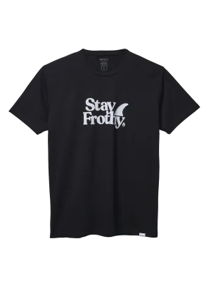 Stay Frothy Repreve® T-Shirt - Black / White