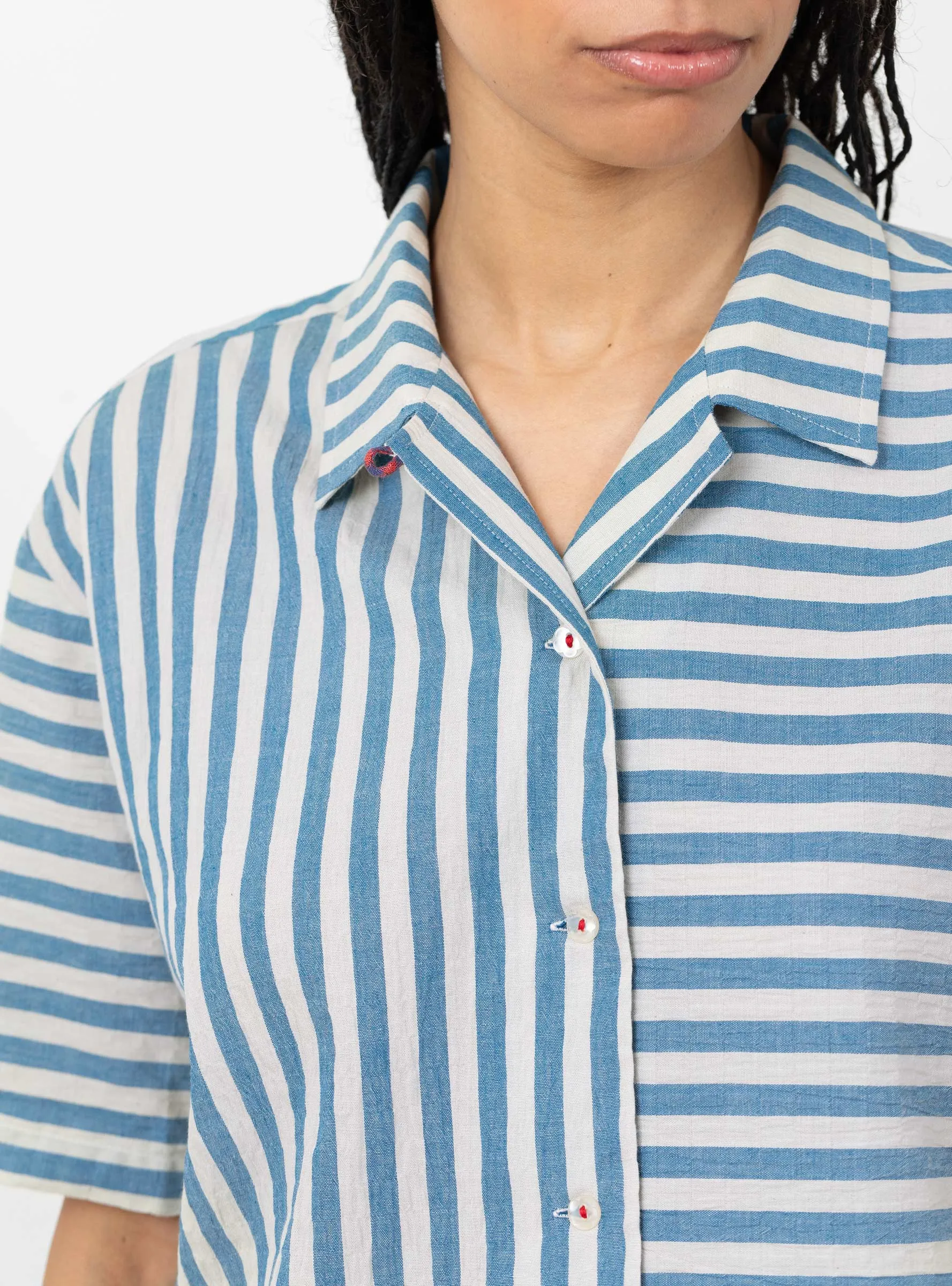 Stella Shirt Blue Stripe