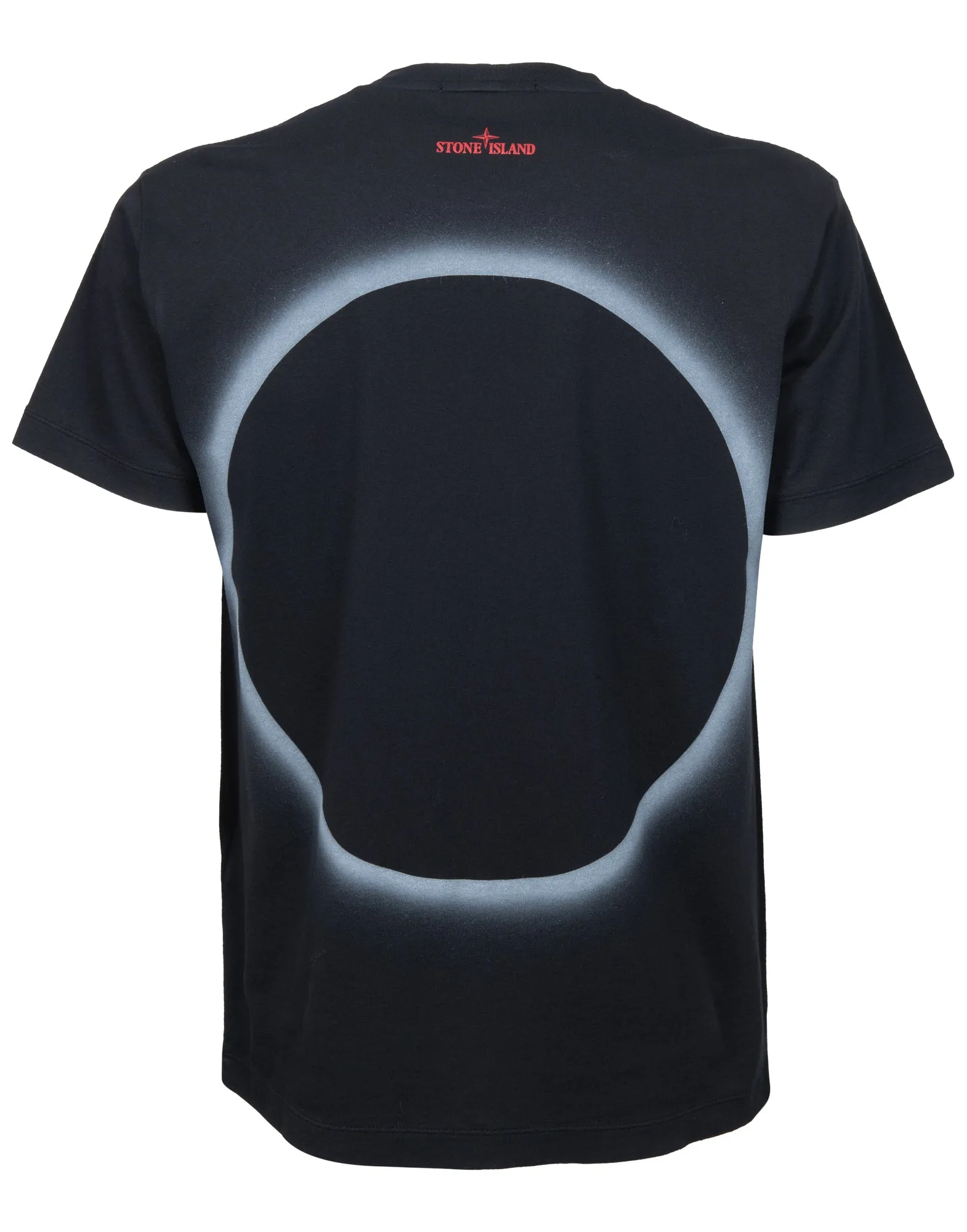 Stone Island Logo Printed Crewneck T-Shirt