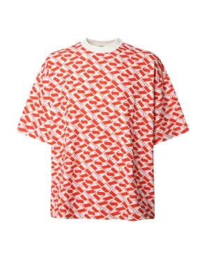 Sunnei All-Over Printed Crewneck T-Shirt