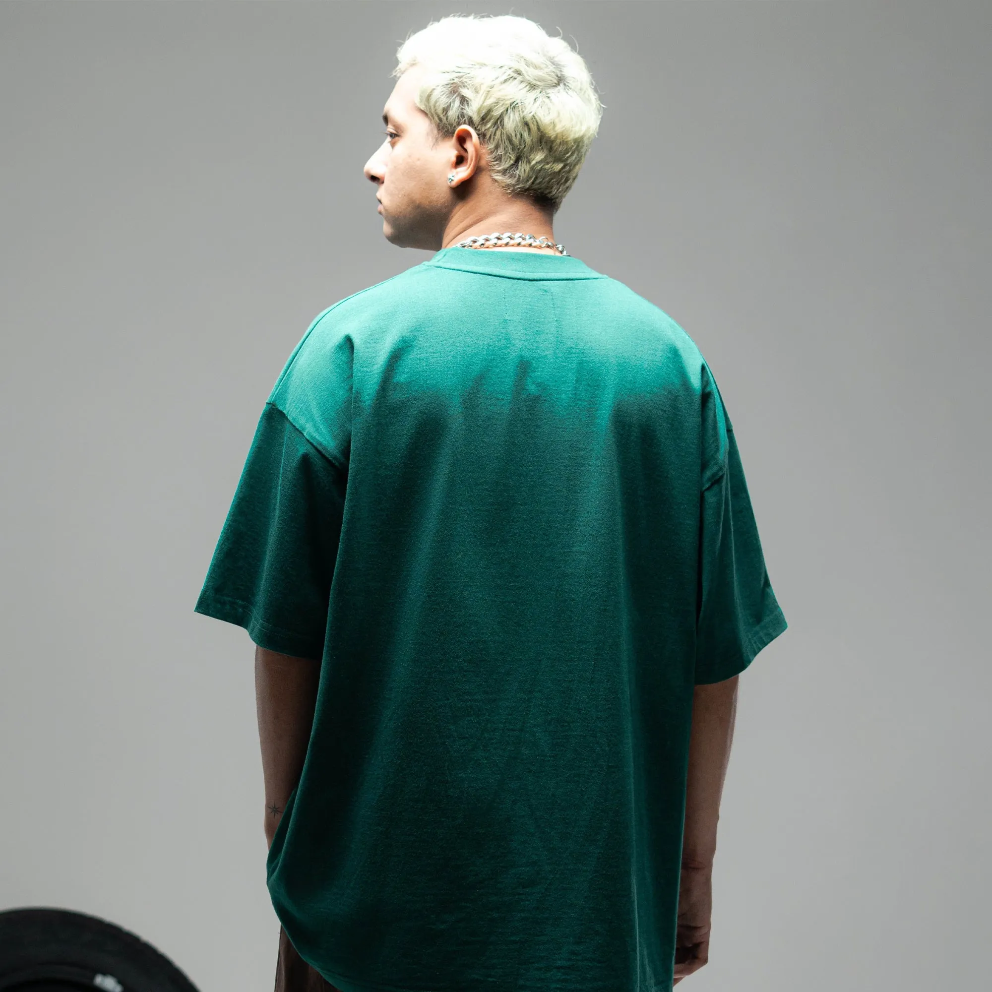 Superkicks | ALLOY WHEELS TEE  { DARK GREEN