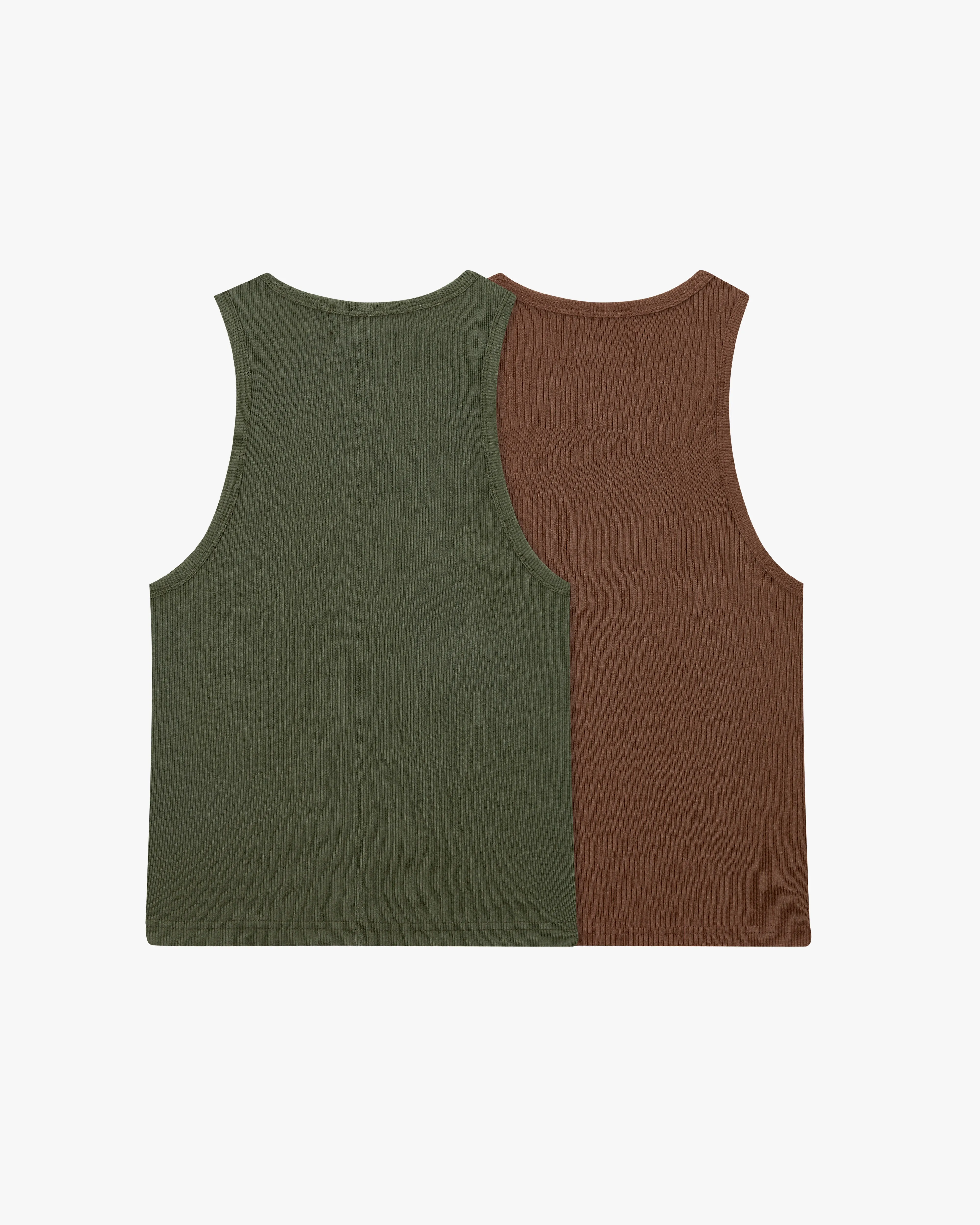 Tank Top Ss24 Green/Brown