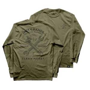 Troll Co. Men's Twisting Wrenches Graphic Long Sleeve T-Shirt