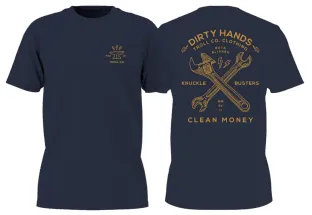 Twisting Wrenches SS Tee, Navy