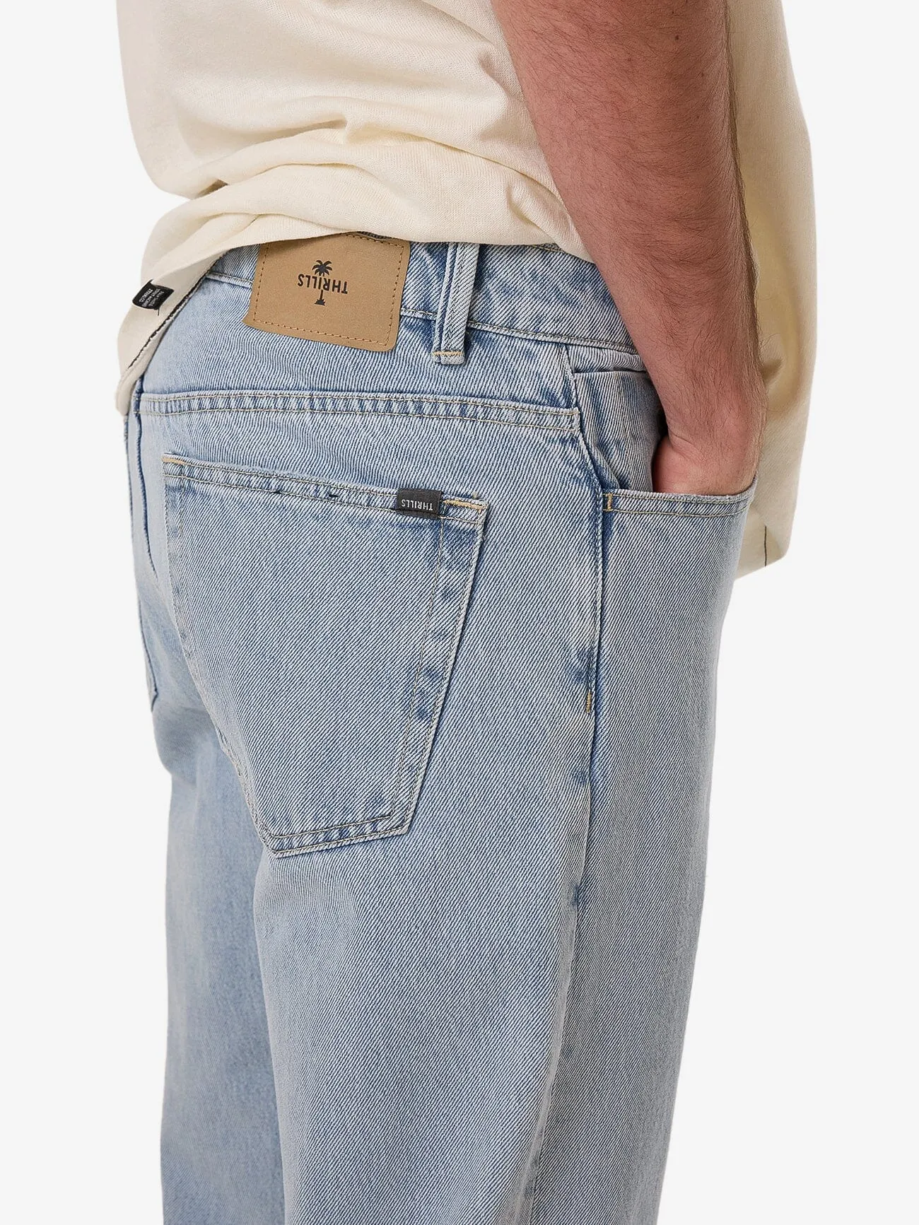Unchopped Denim Jean - Ageless Blue