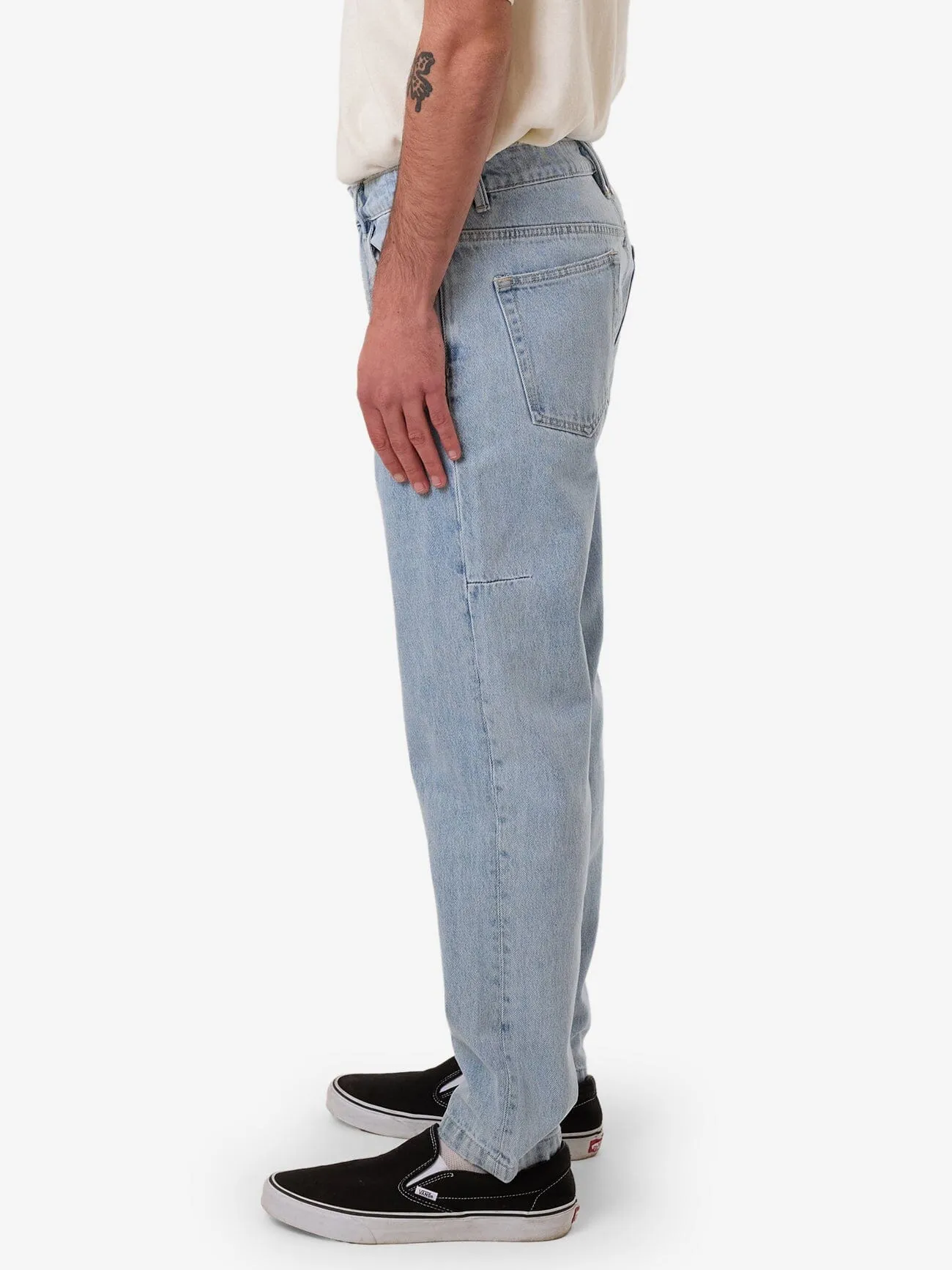 Unchopped Denim Jean - Ageless Blue