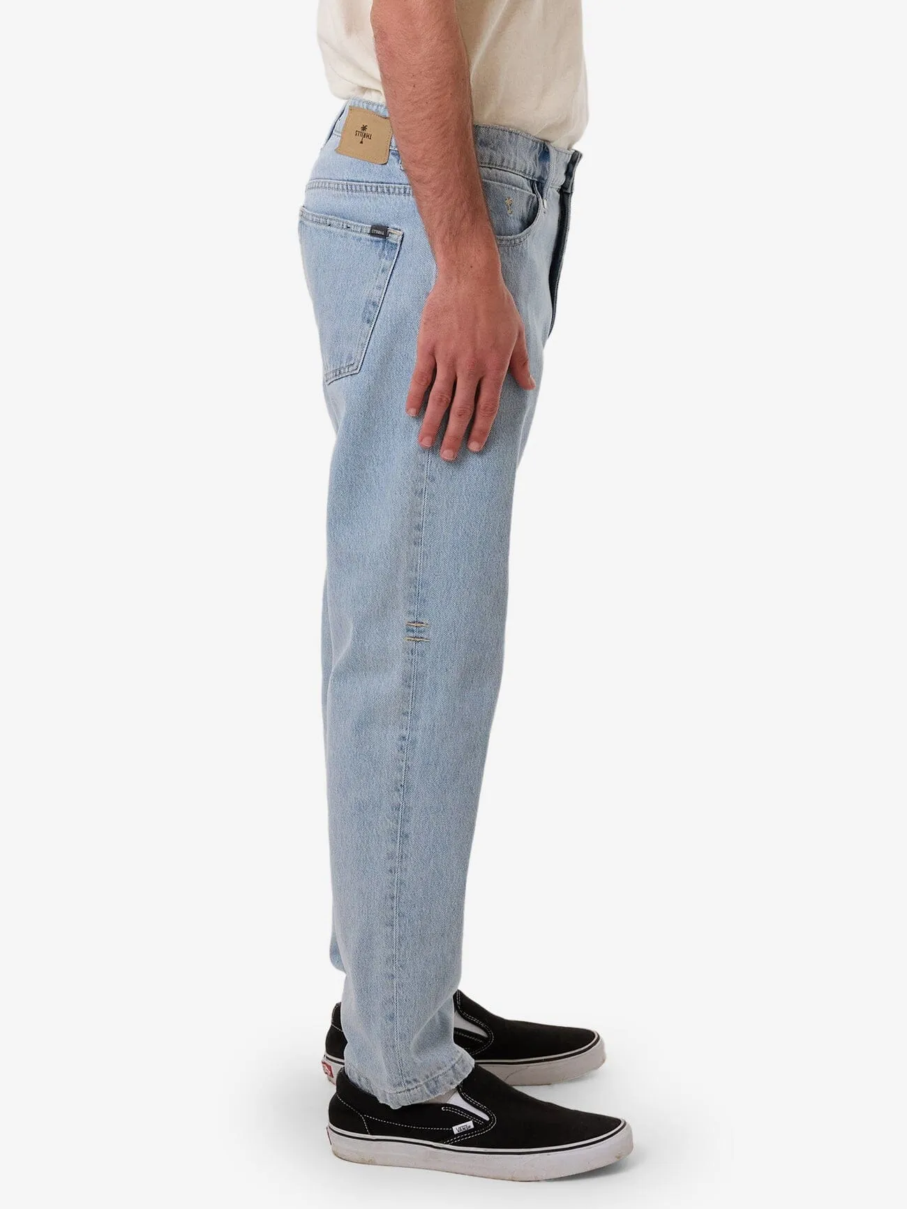 Unchopped Denim Jean - Ageless Blue