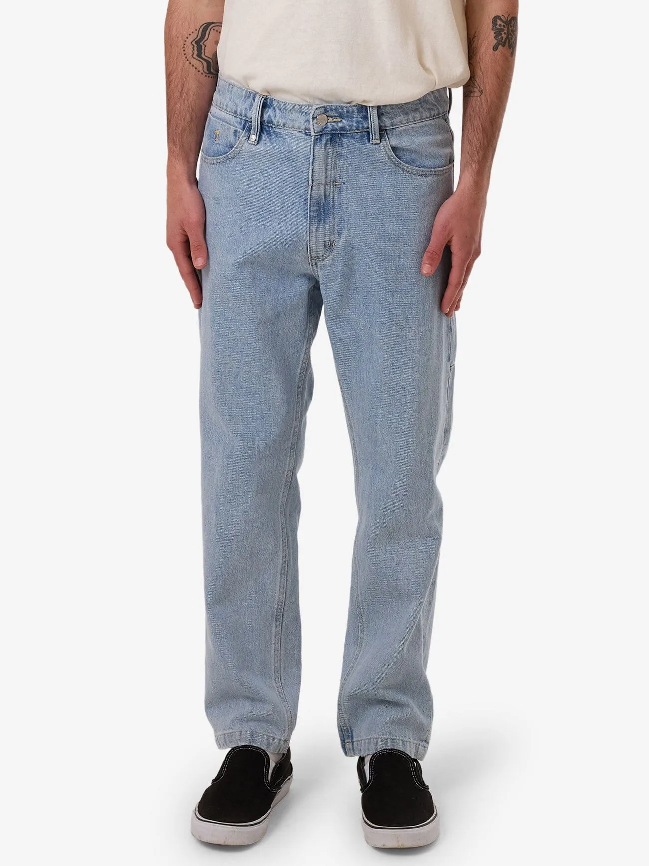 Unchopped Denim Jean - Ageless Blue