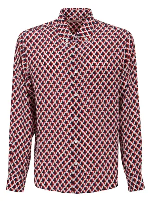 Valentino Allover Logo Printed Shirt