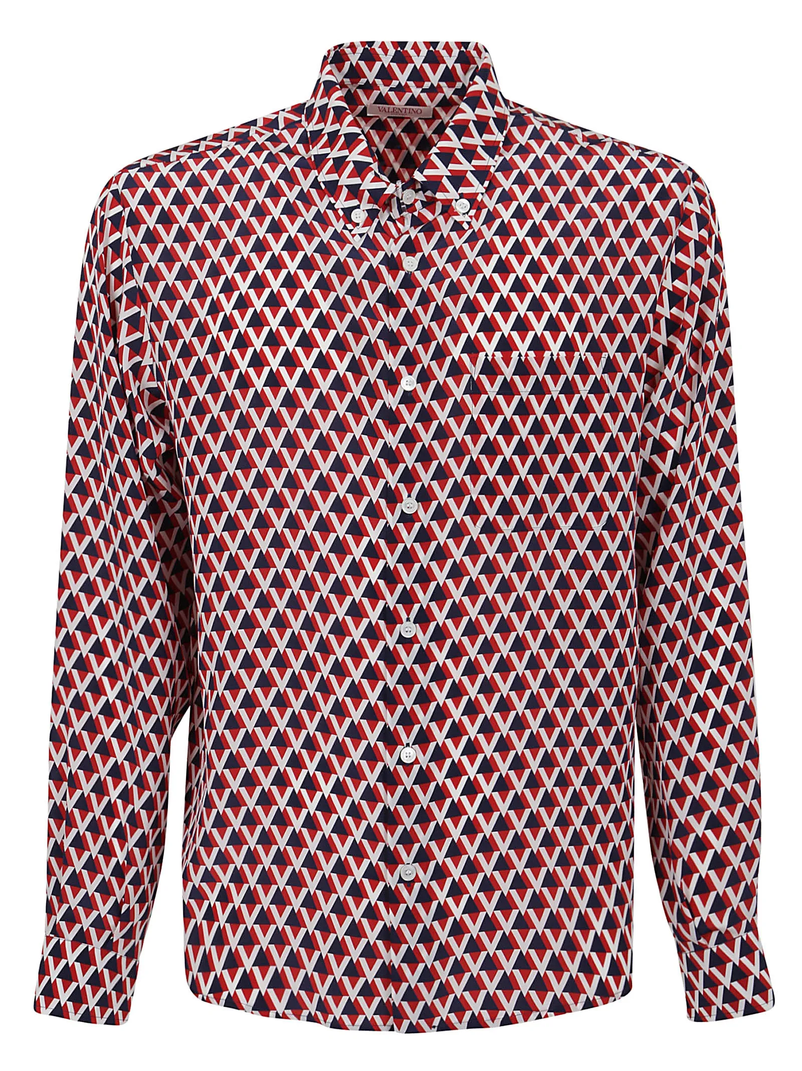 Valentino Allover Logo Printed Shirt