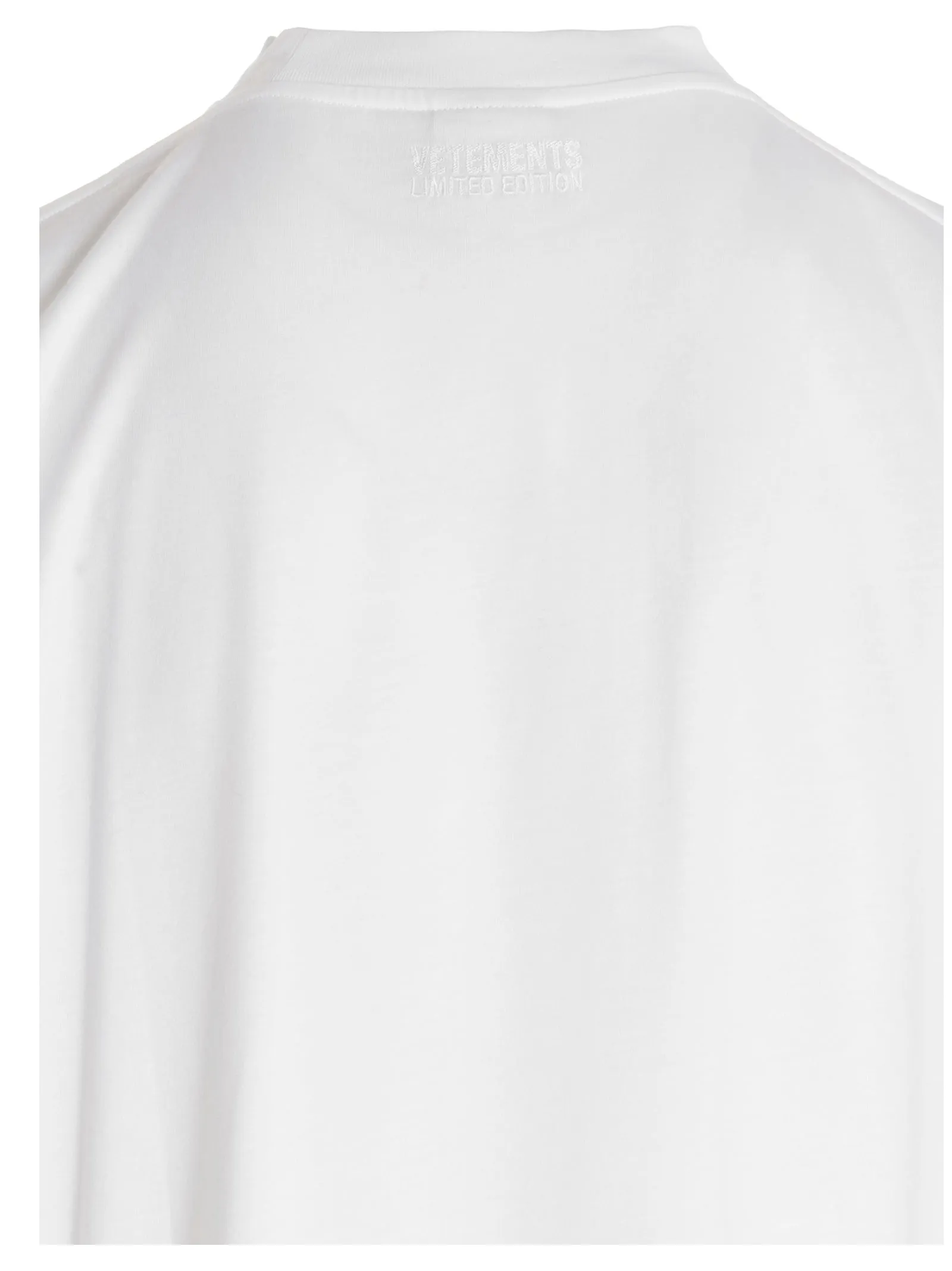 Vetements Slogan Printed Crewneck T-Shirt