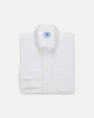 WHITE OXFORD BUTTON DOWN SHIRT - TRIM FIT