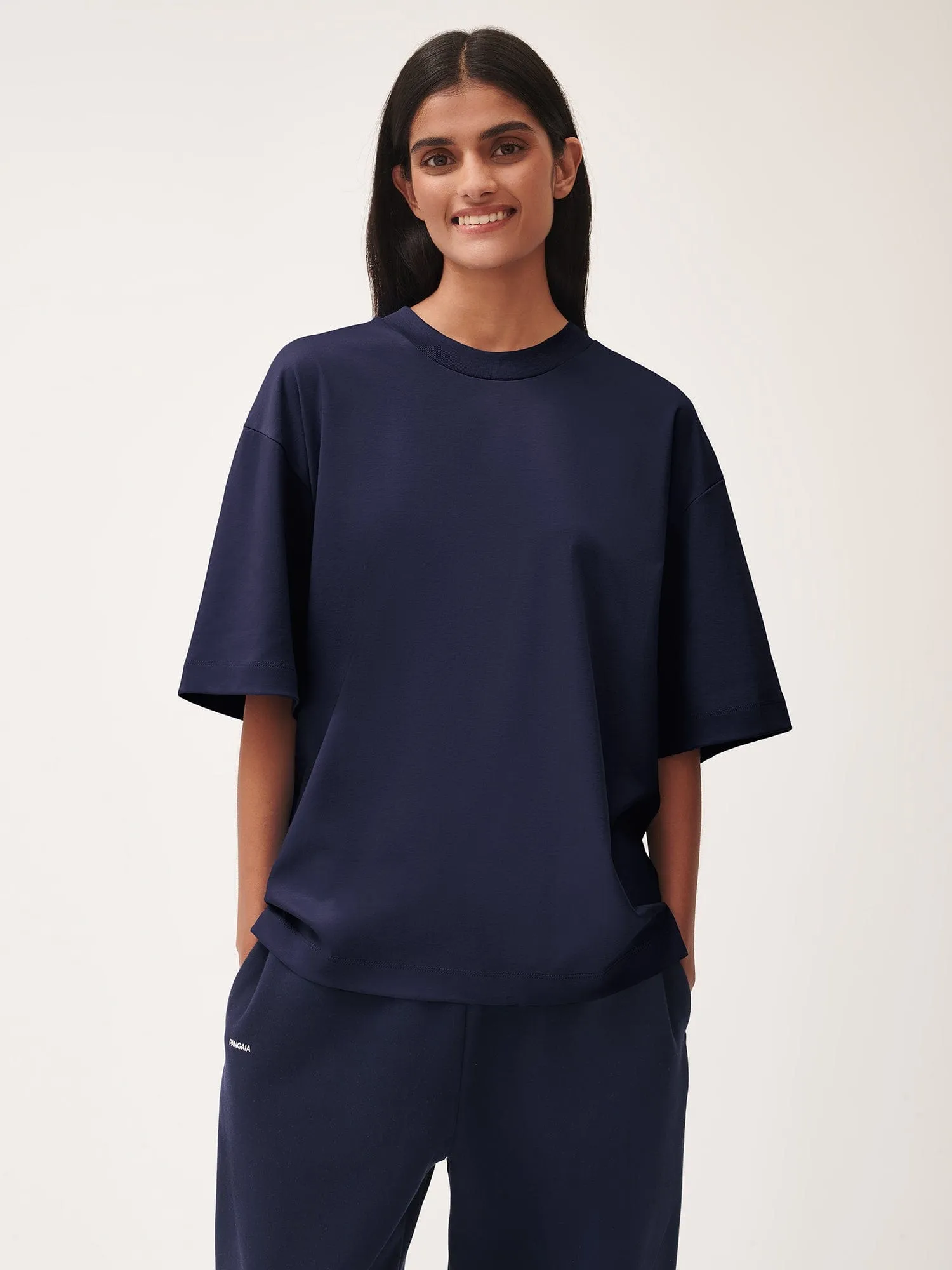 Womens DNA Oversized T-Shirt—navy