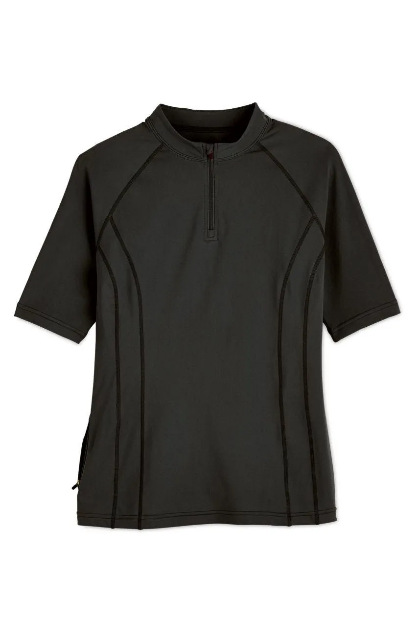 Women's Freestyle Short Sleeve Rash Guard | Black
