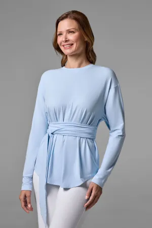 Women's Merrick Long Sleeve Tie Shirt | Skyride