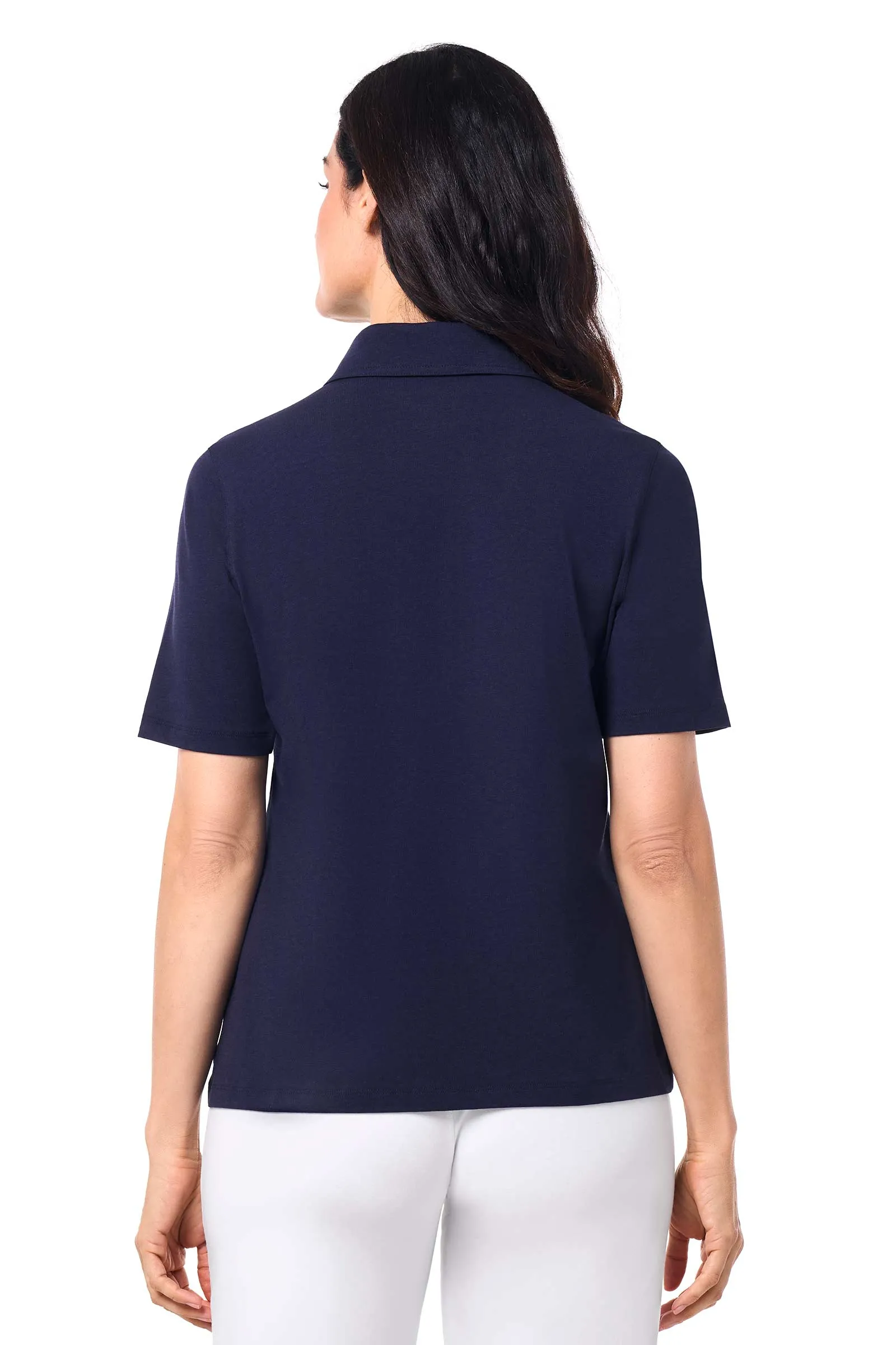 Women's Morningside Button Down Short Sleeve | Navy